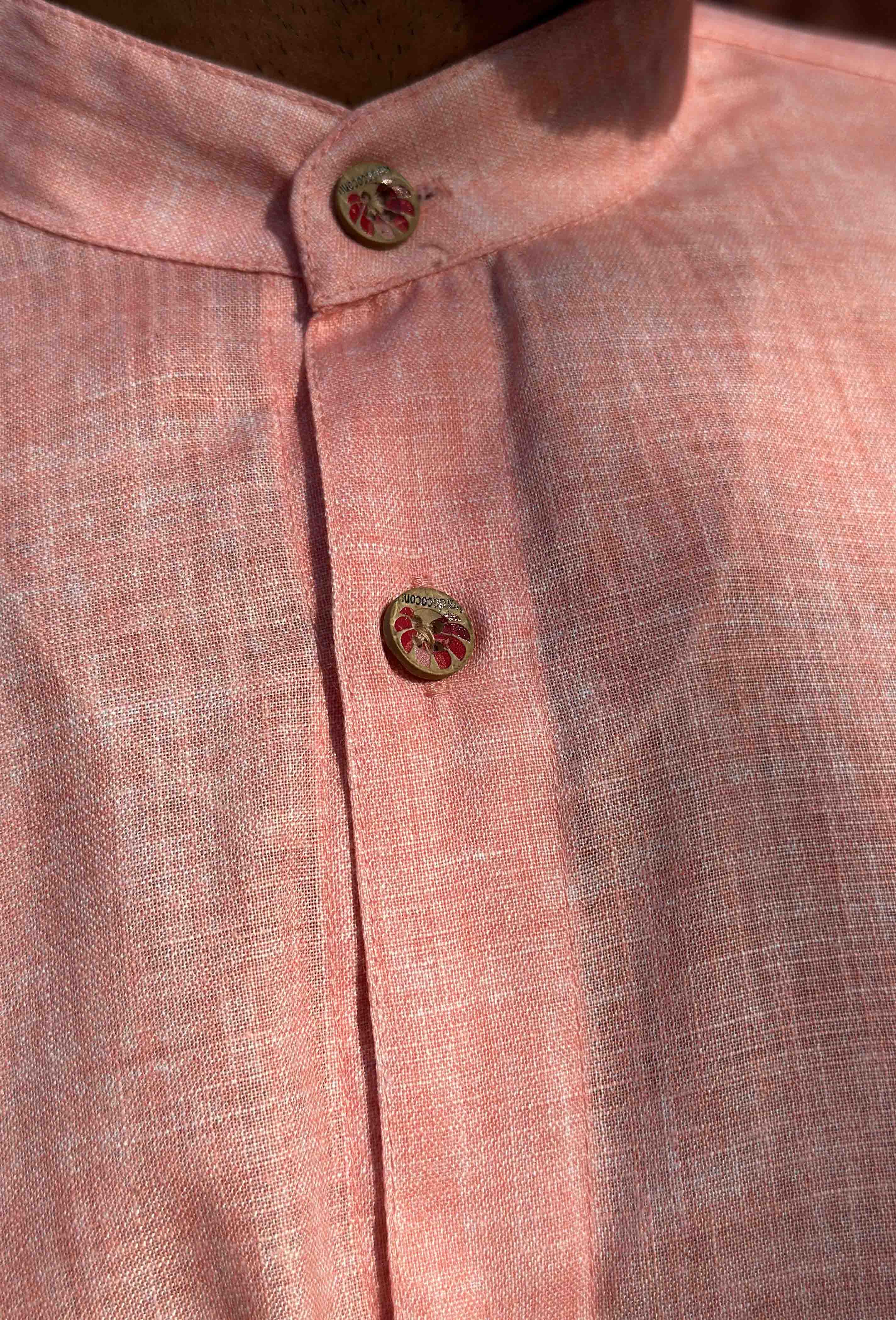 Pink Textured Shirt