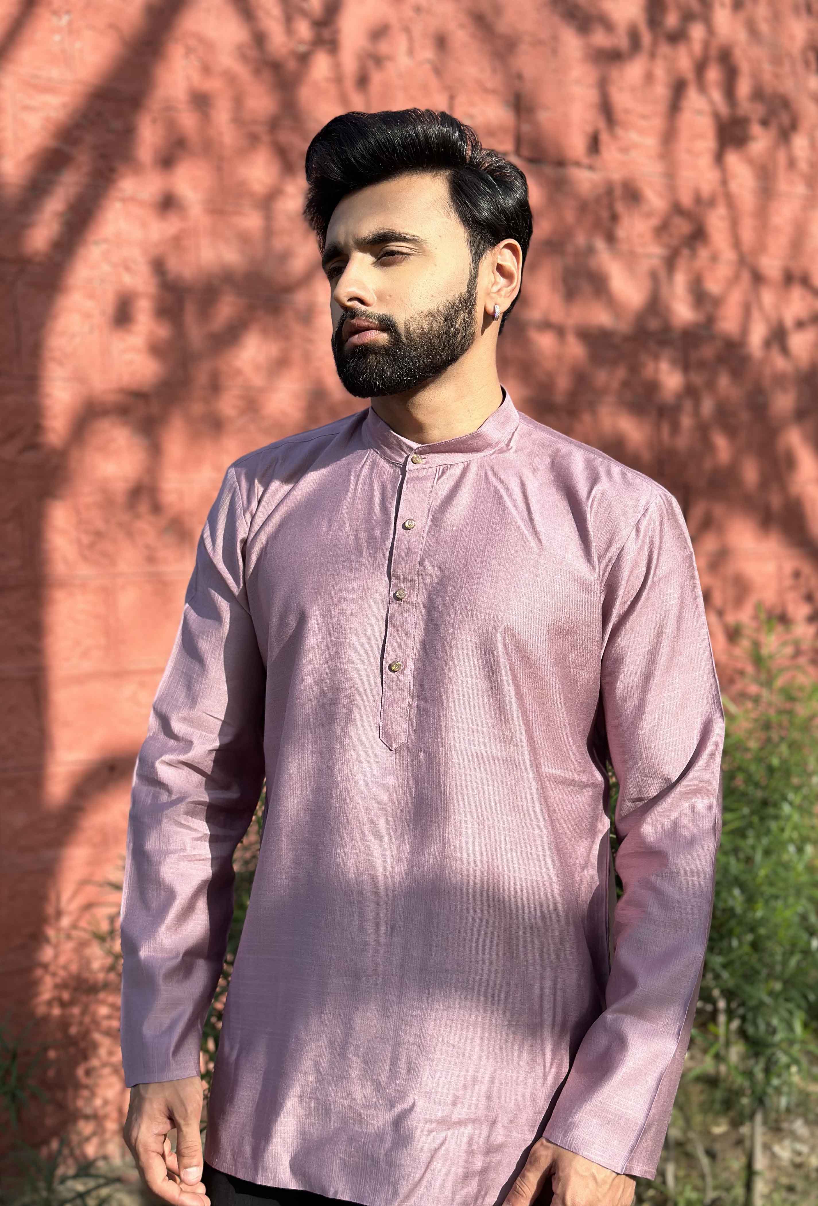 Purple Short Kurta