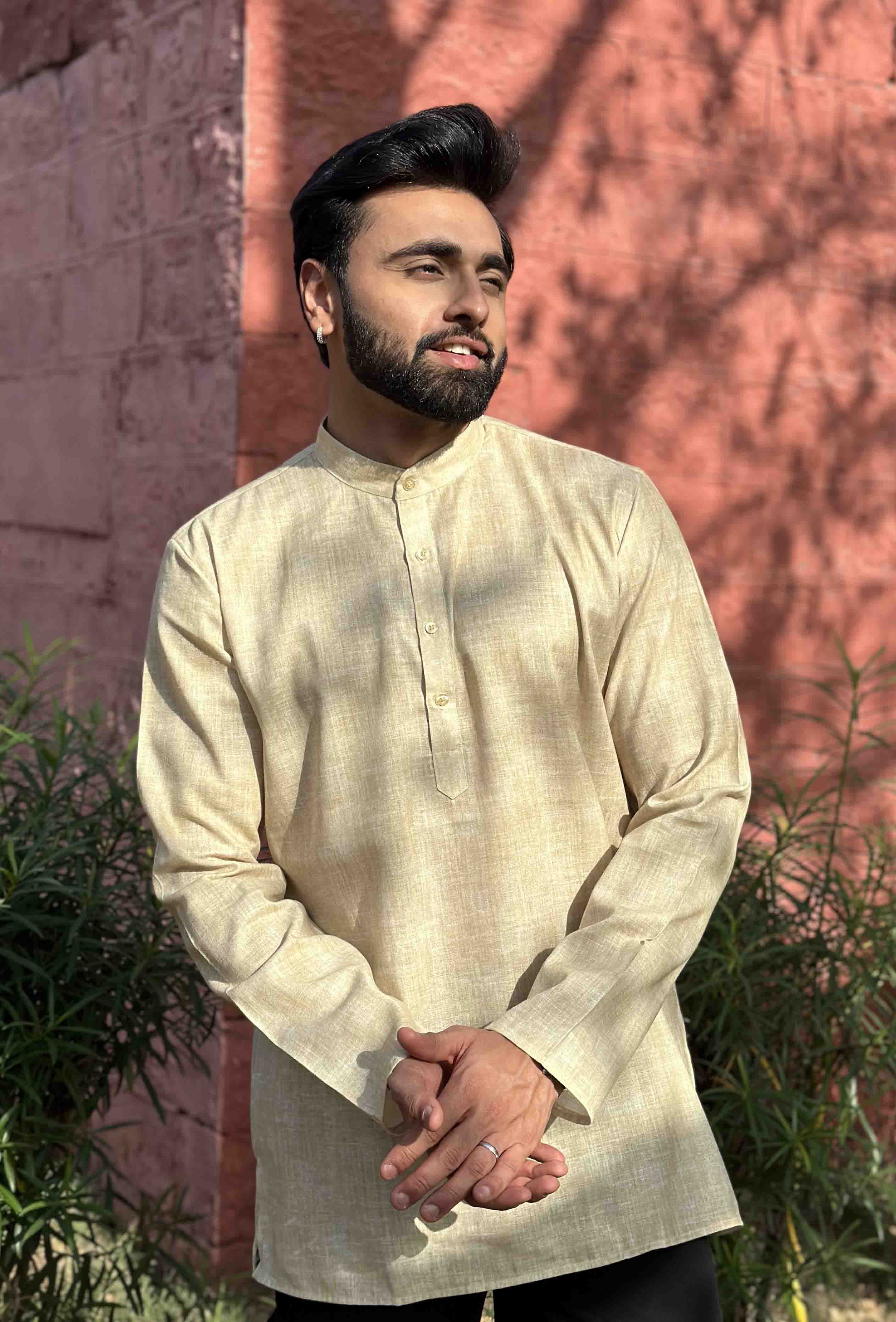 Yellow Short Kurta