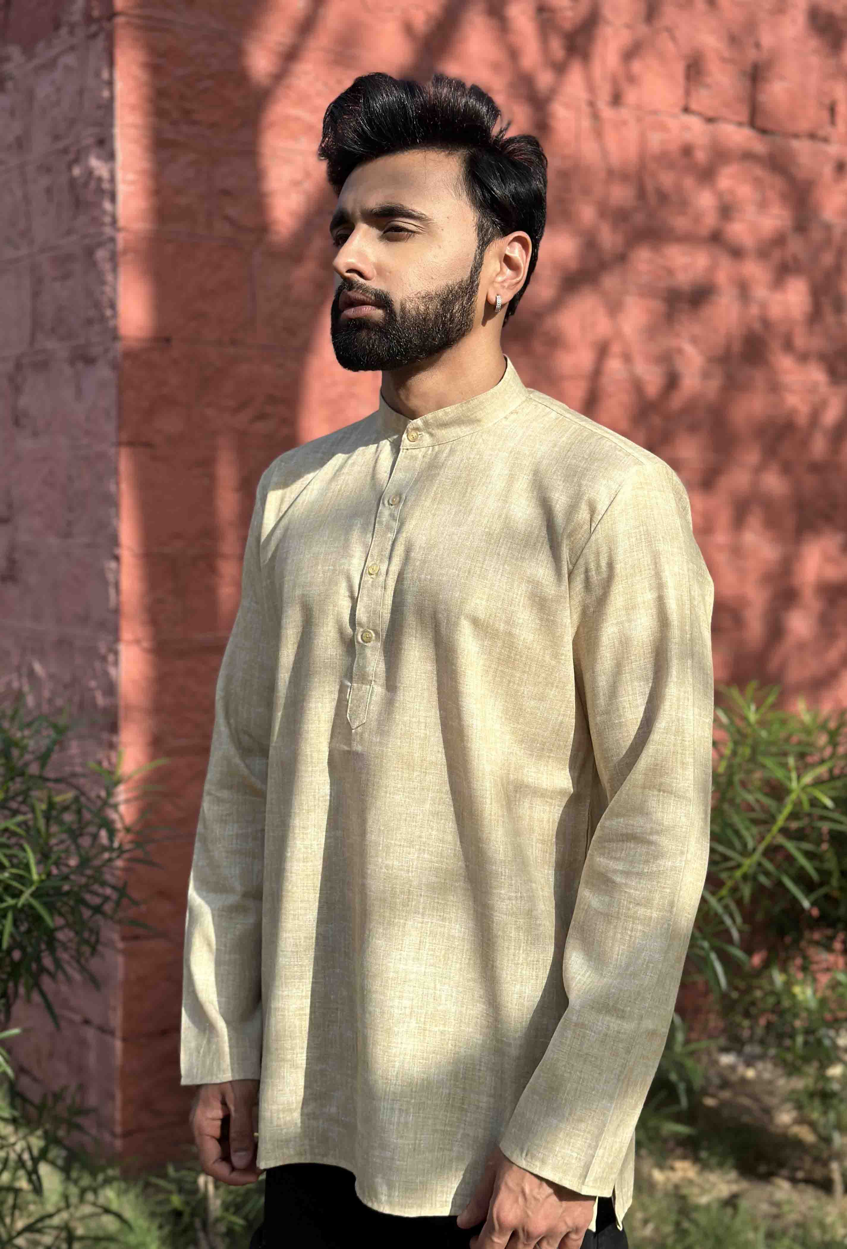 Yellow Short Kurta