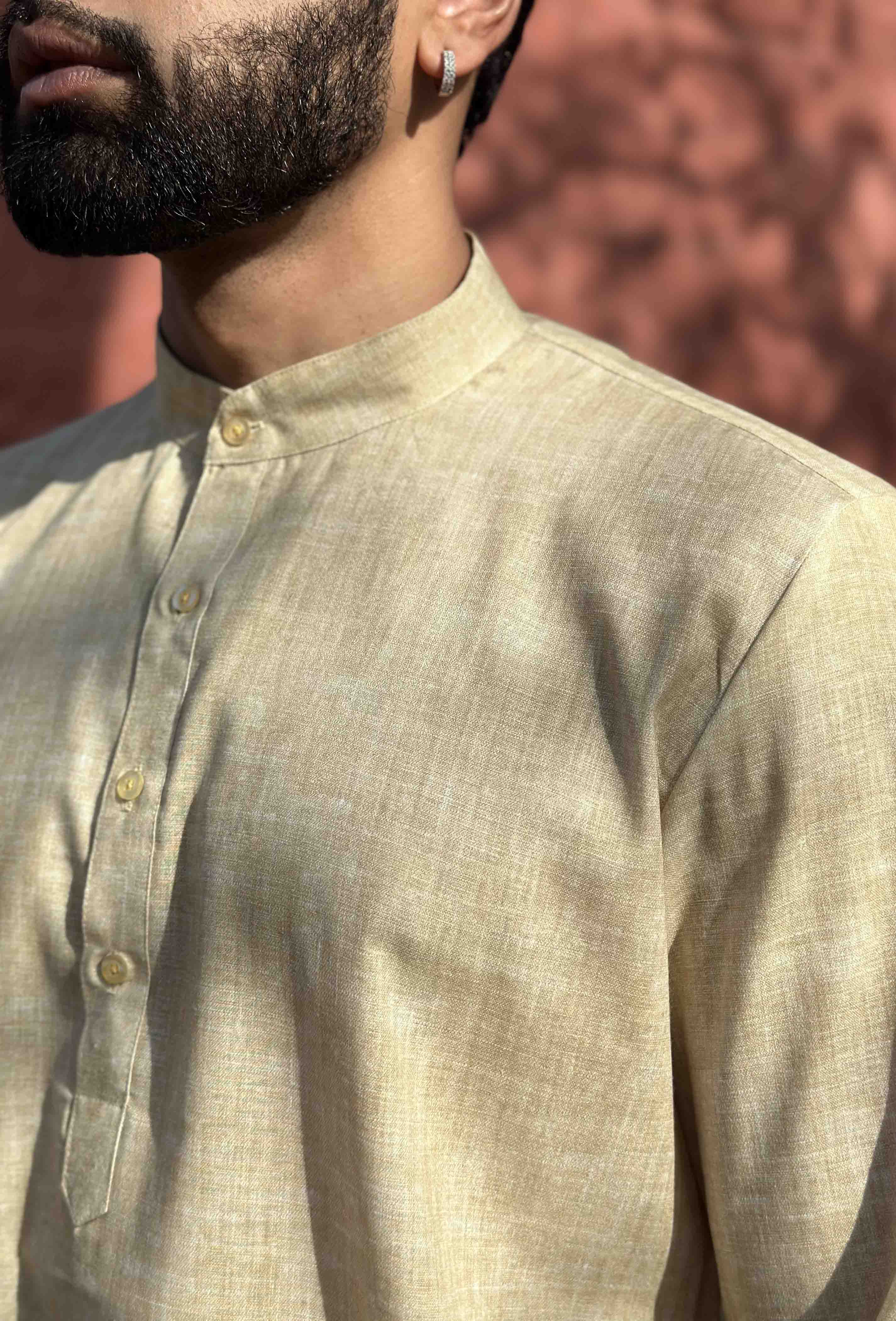 Yellow Short Kurta