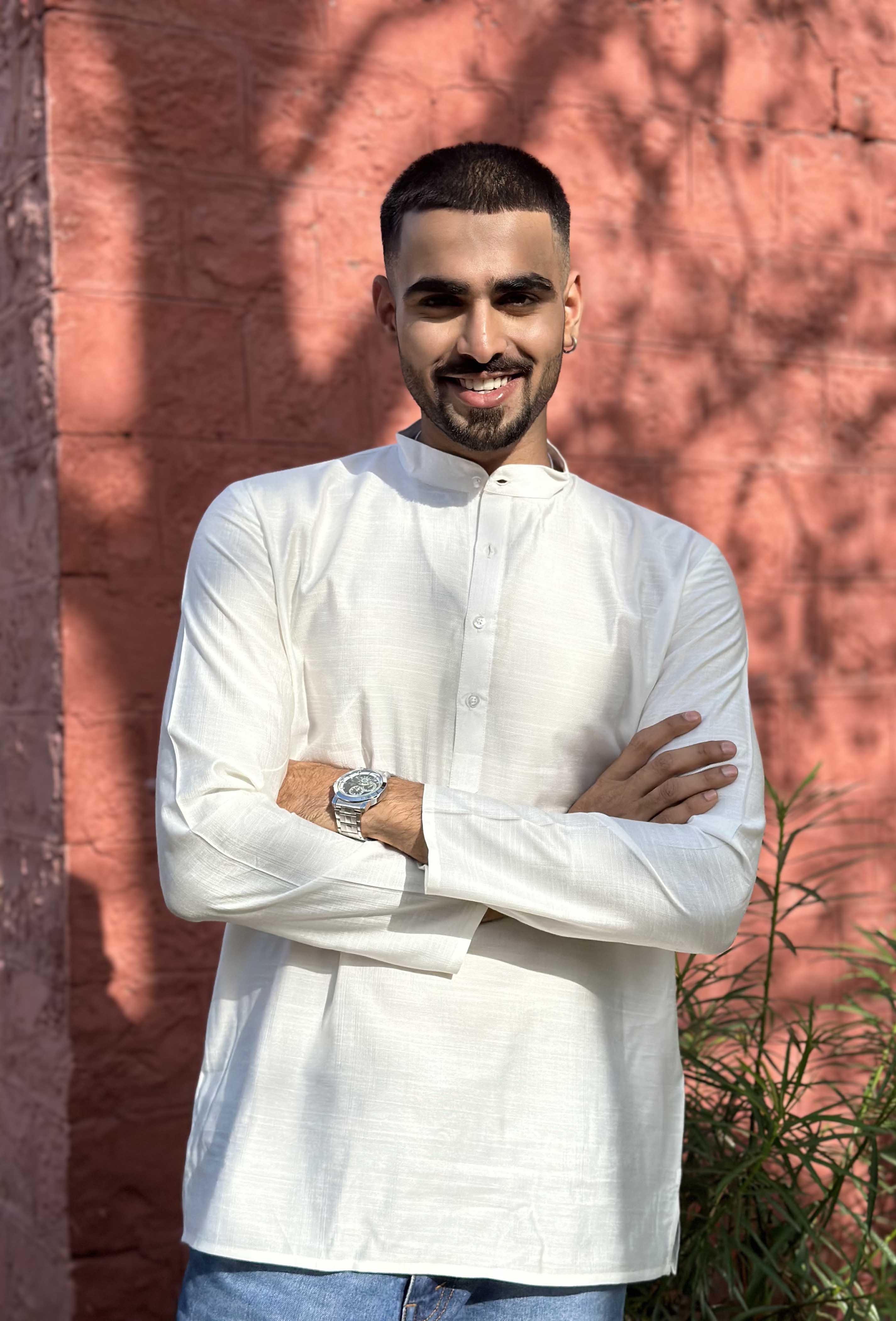 White Short Kurta