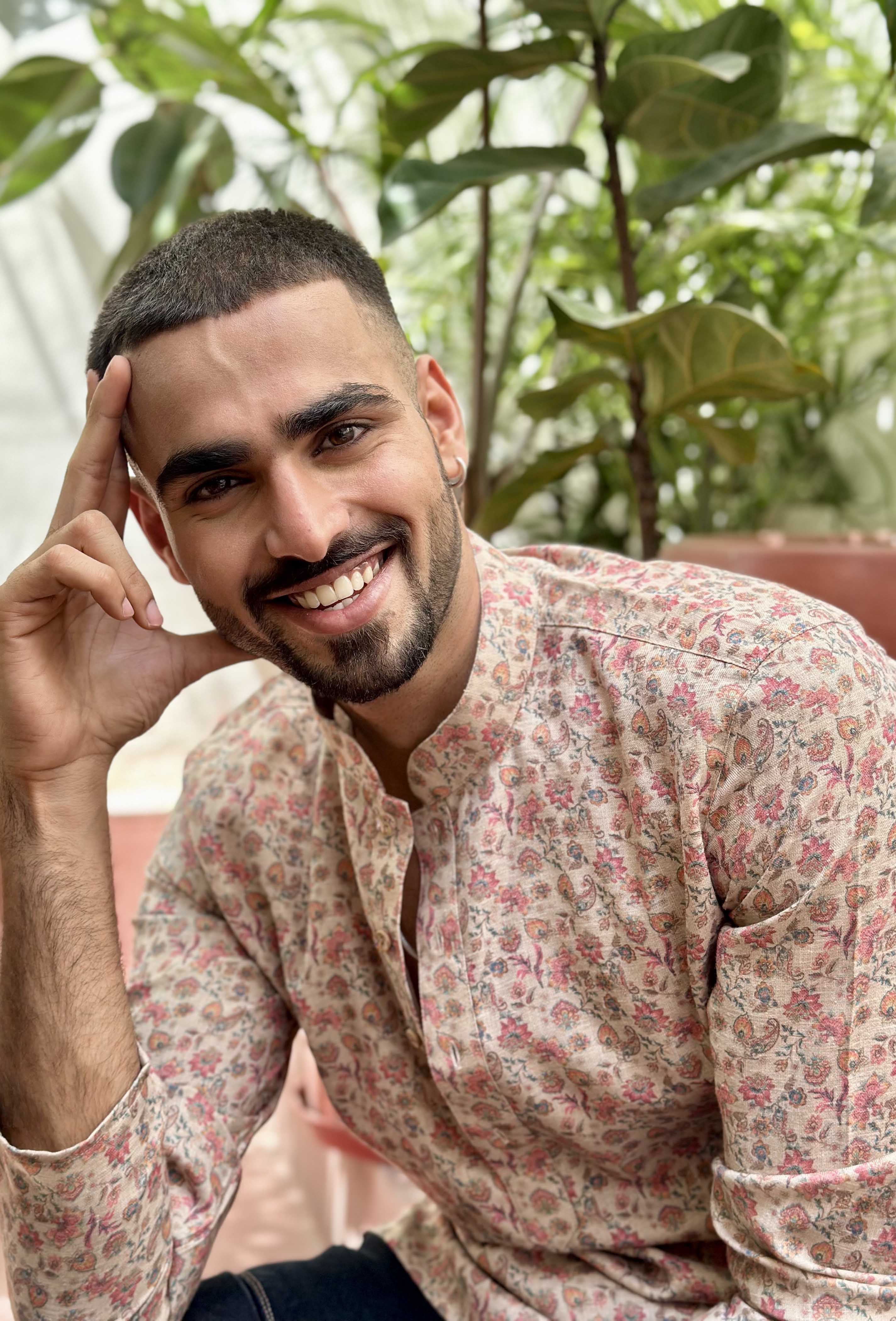 Summer Floral Short Kurta