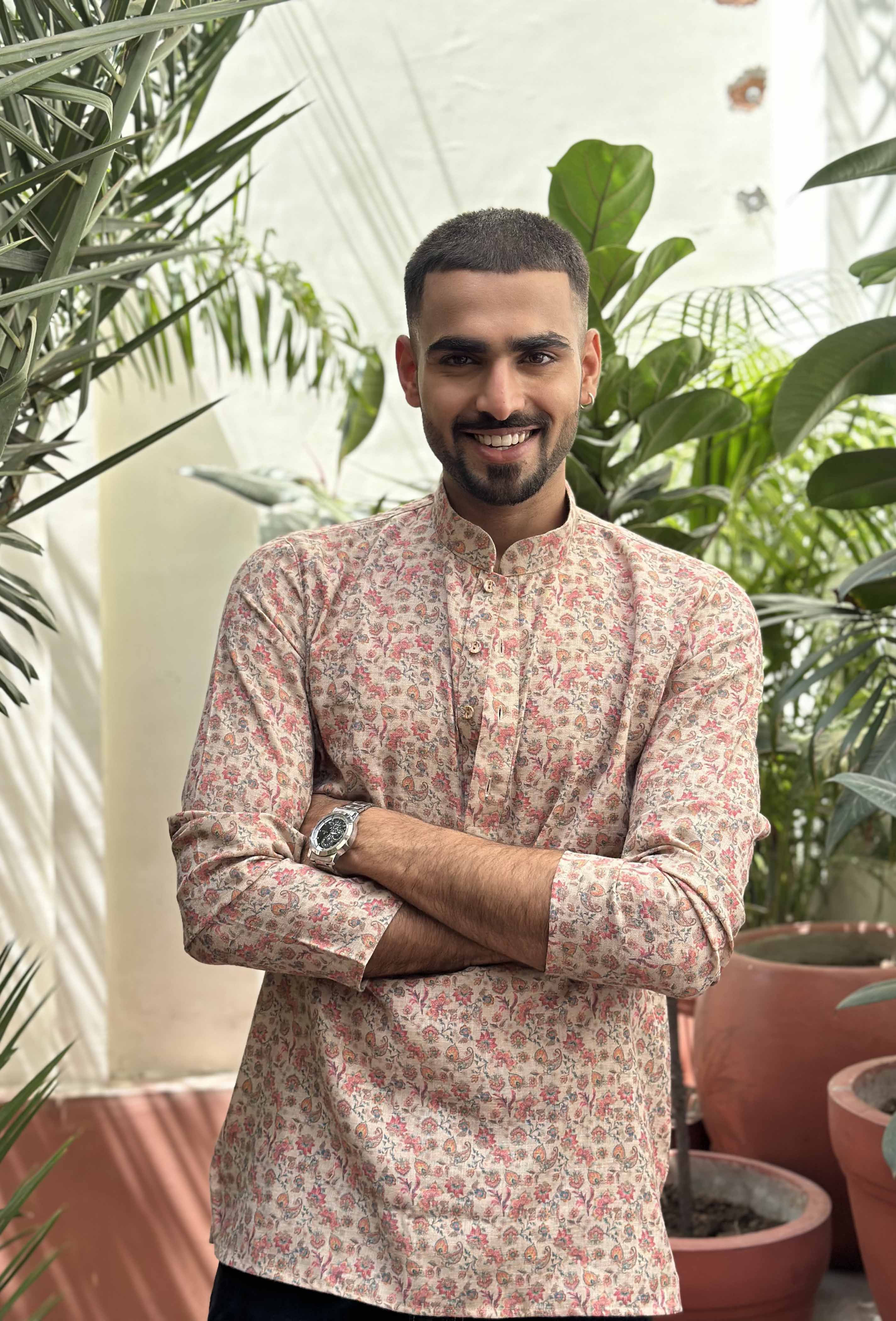Summer Floral Short Kurta