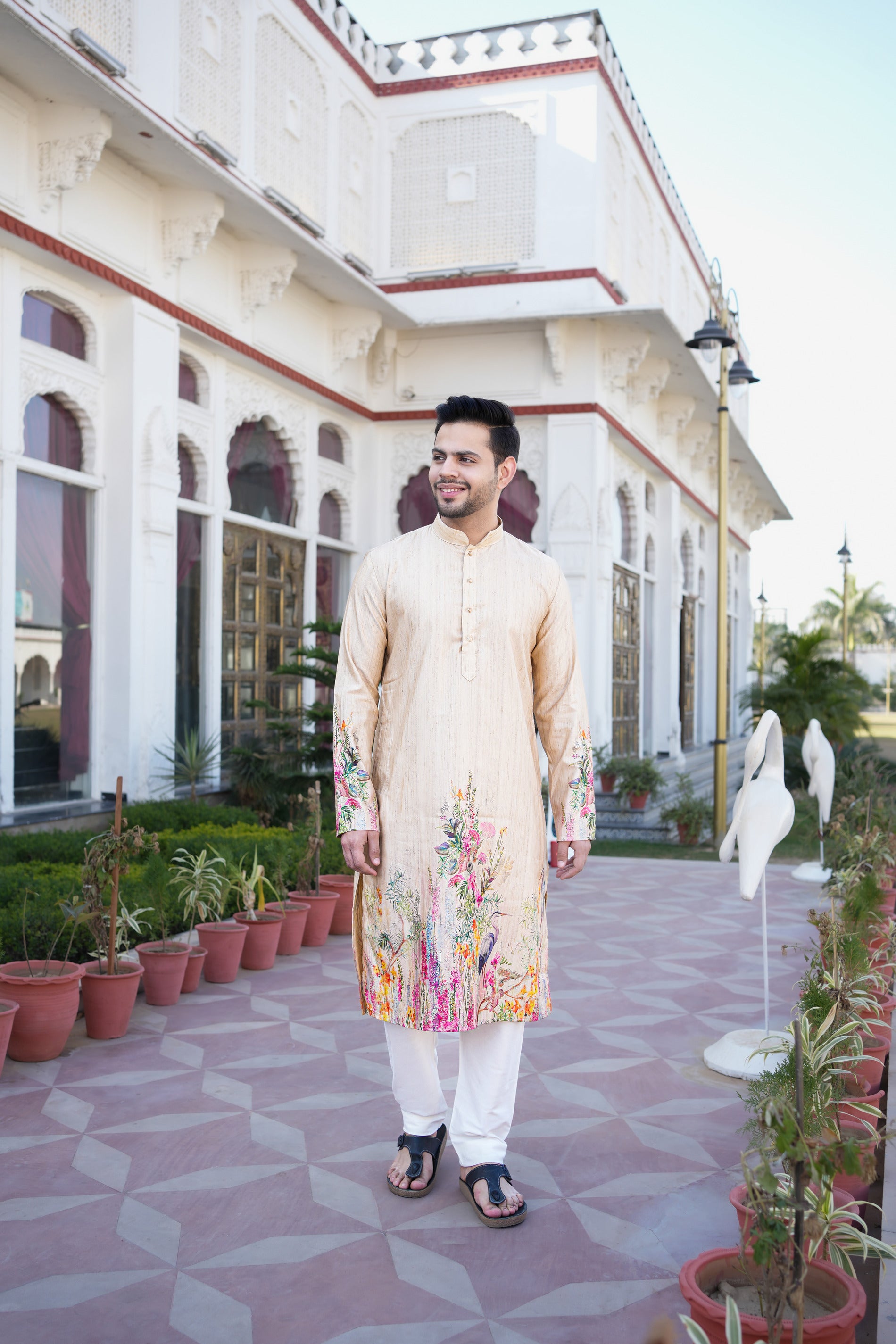 Traditional Dark Beige Kurta