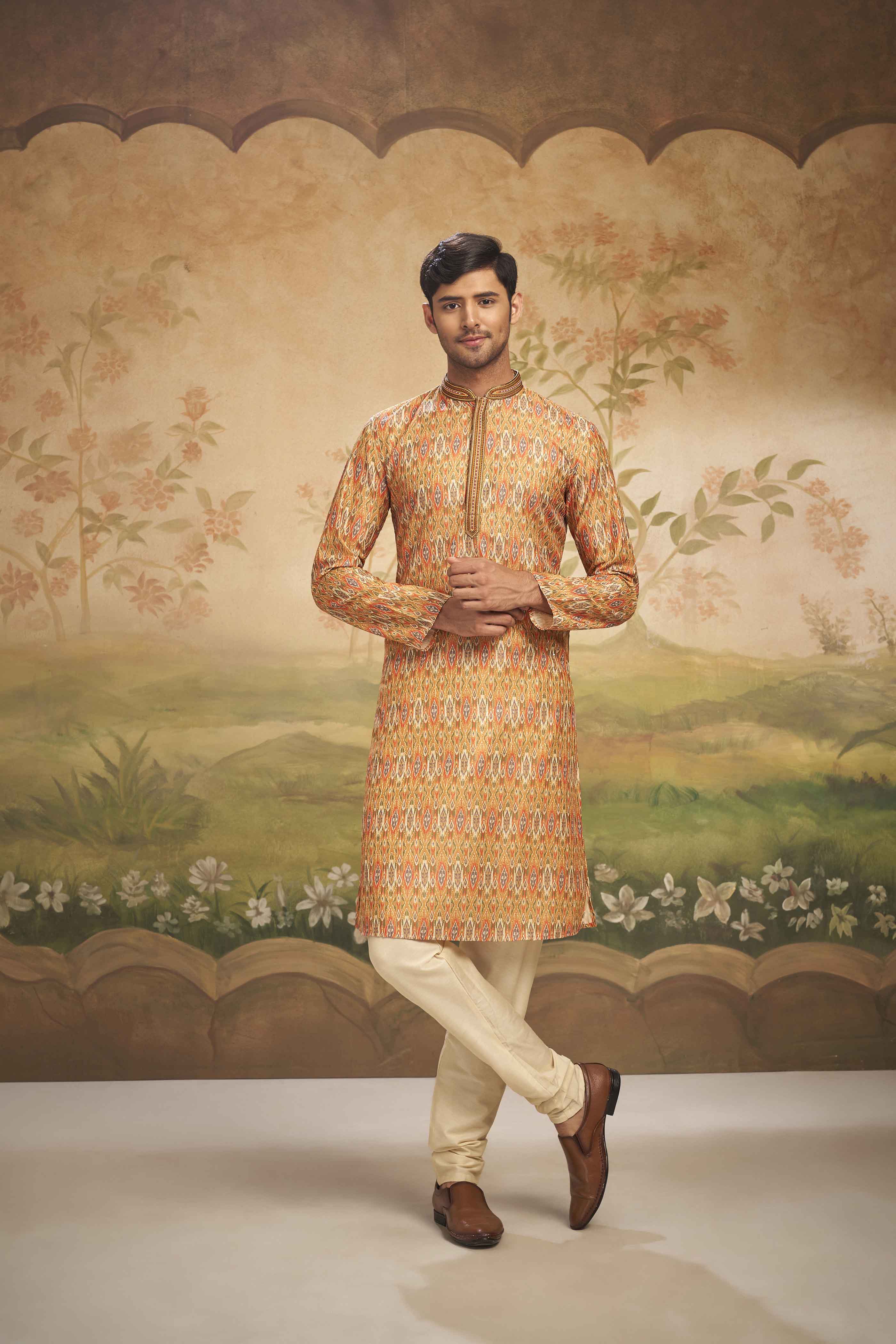 Yellow Sequence Kurta