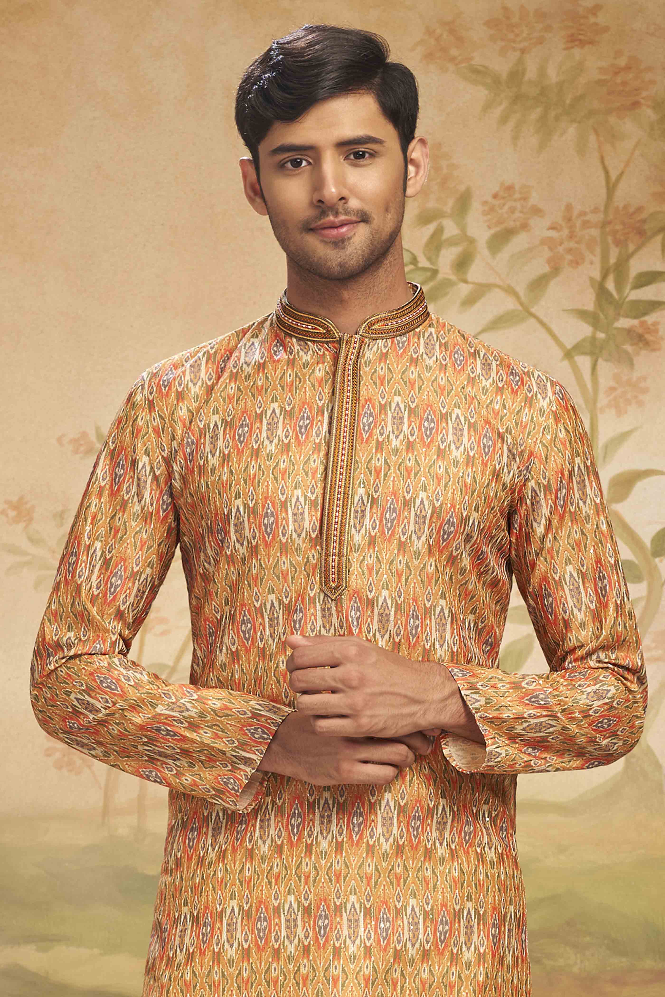 Yellow Sequence Kurta