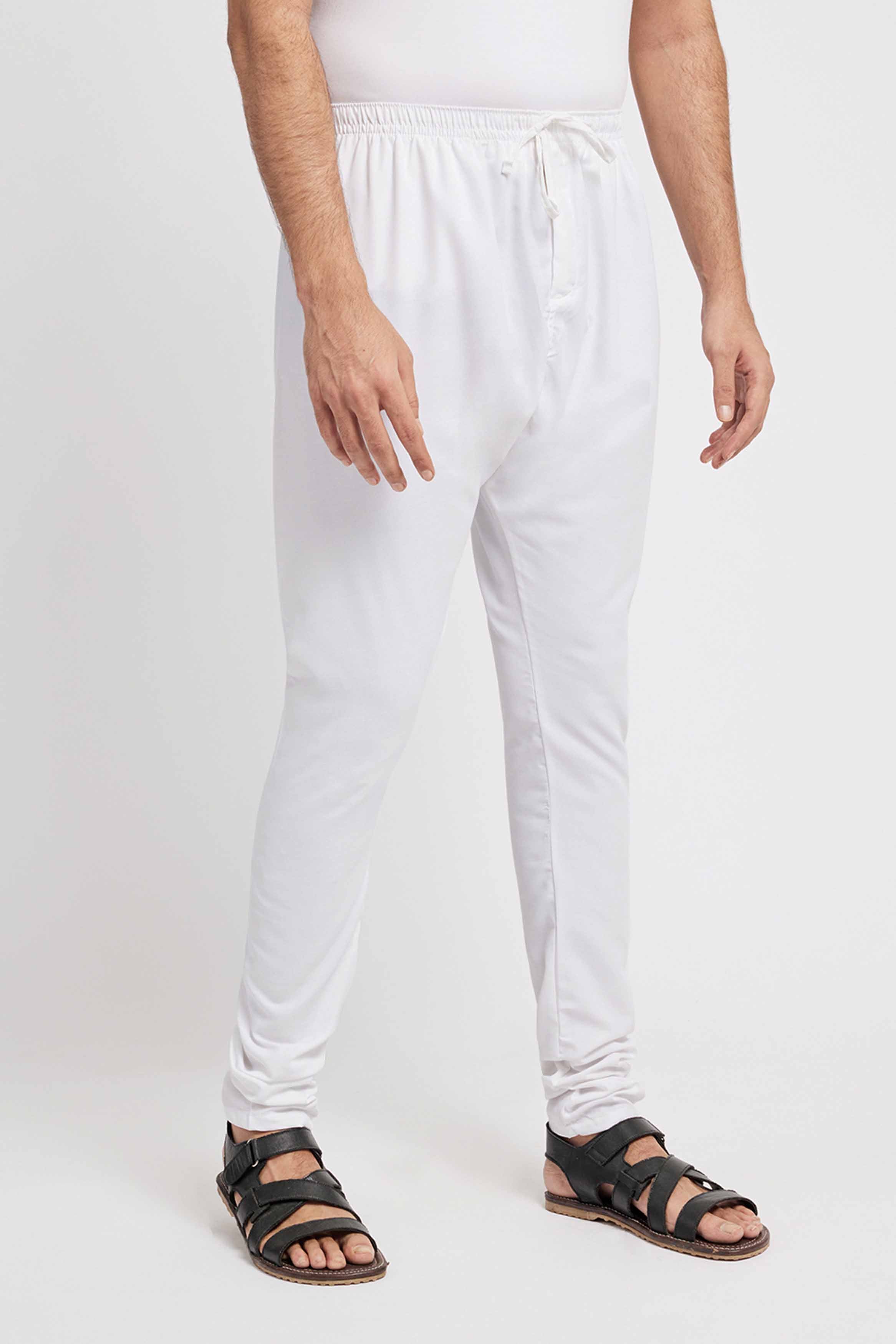 White Mens Churidar