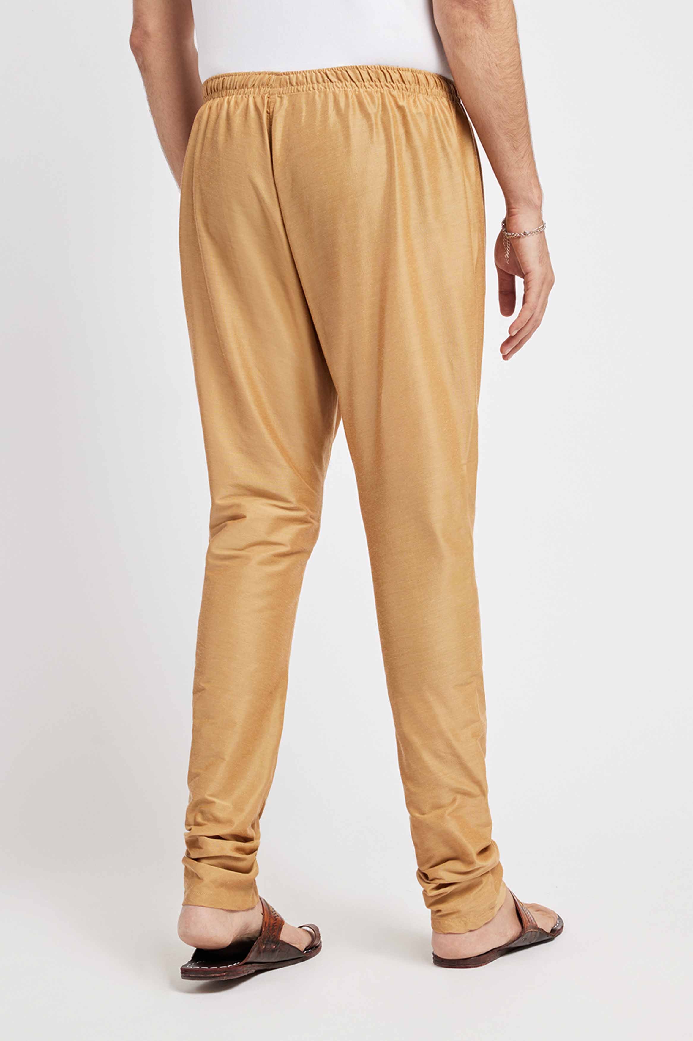 Beige Mens Churidar