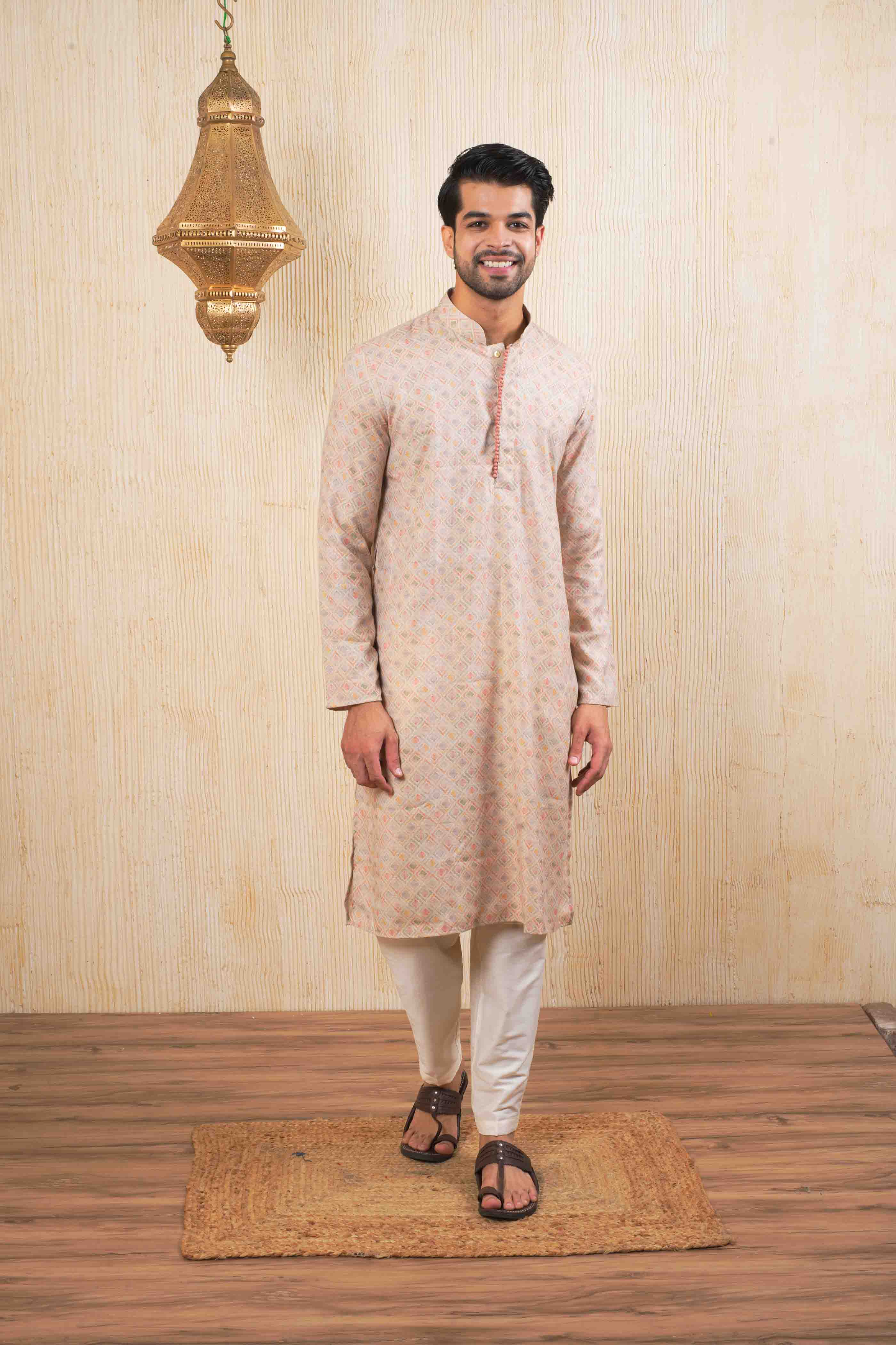 Pastel printed Kurta