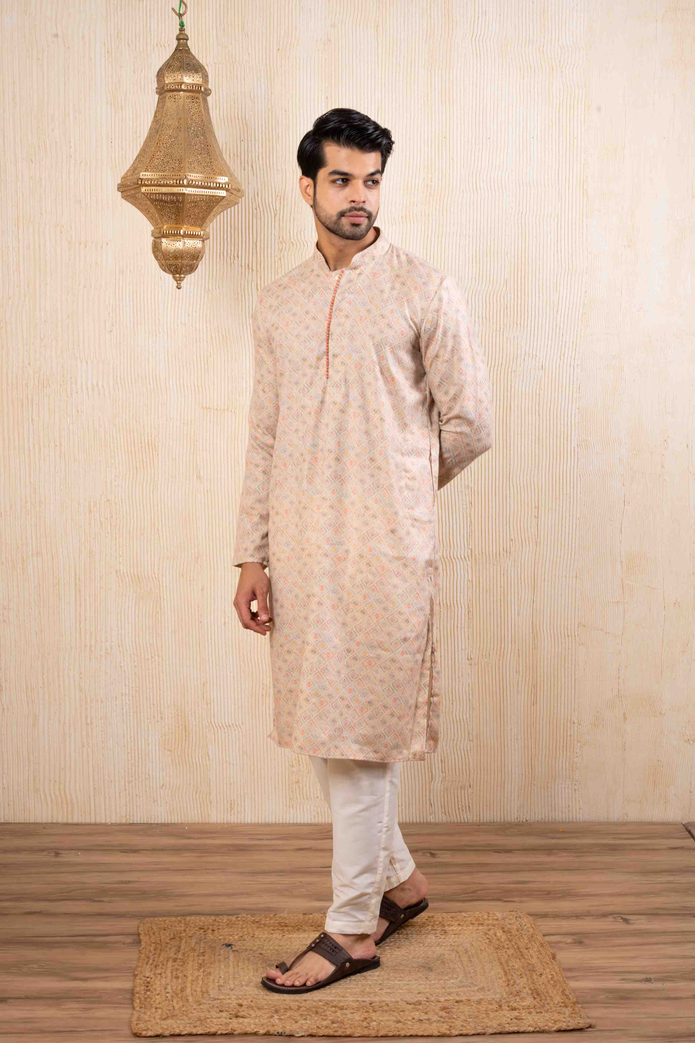 Pastel printed Kurta