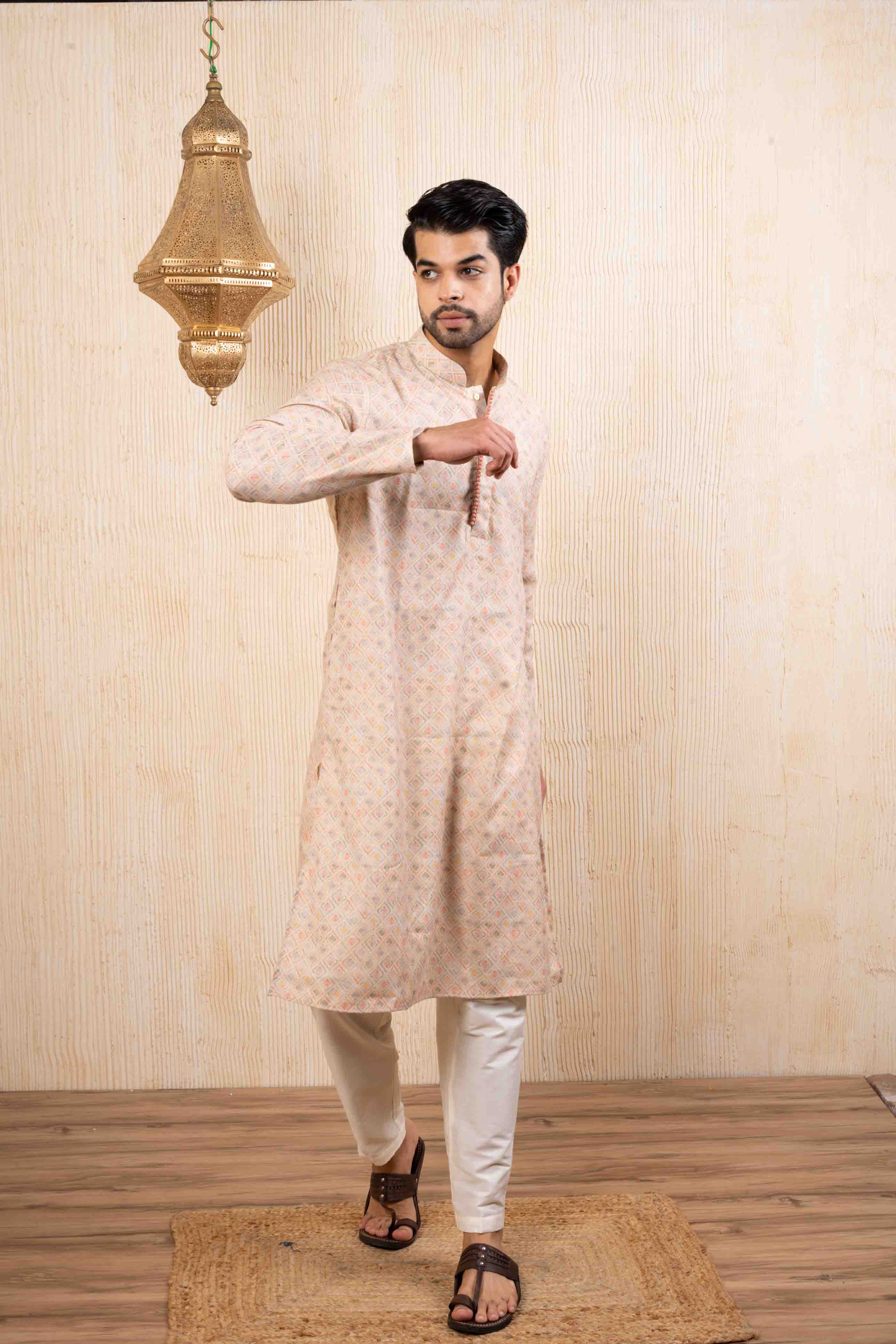 Pastel printed Kurta