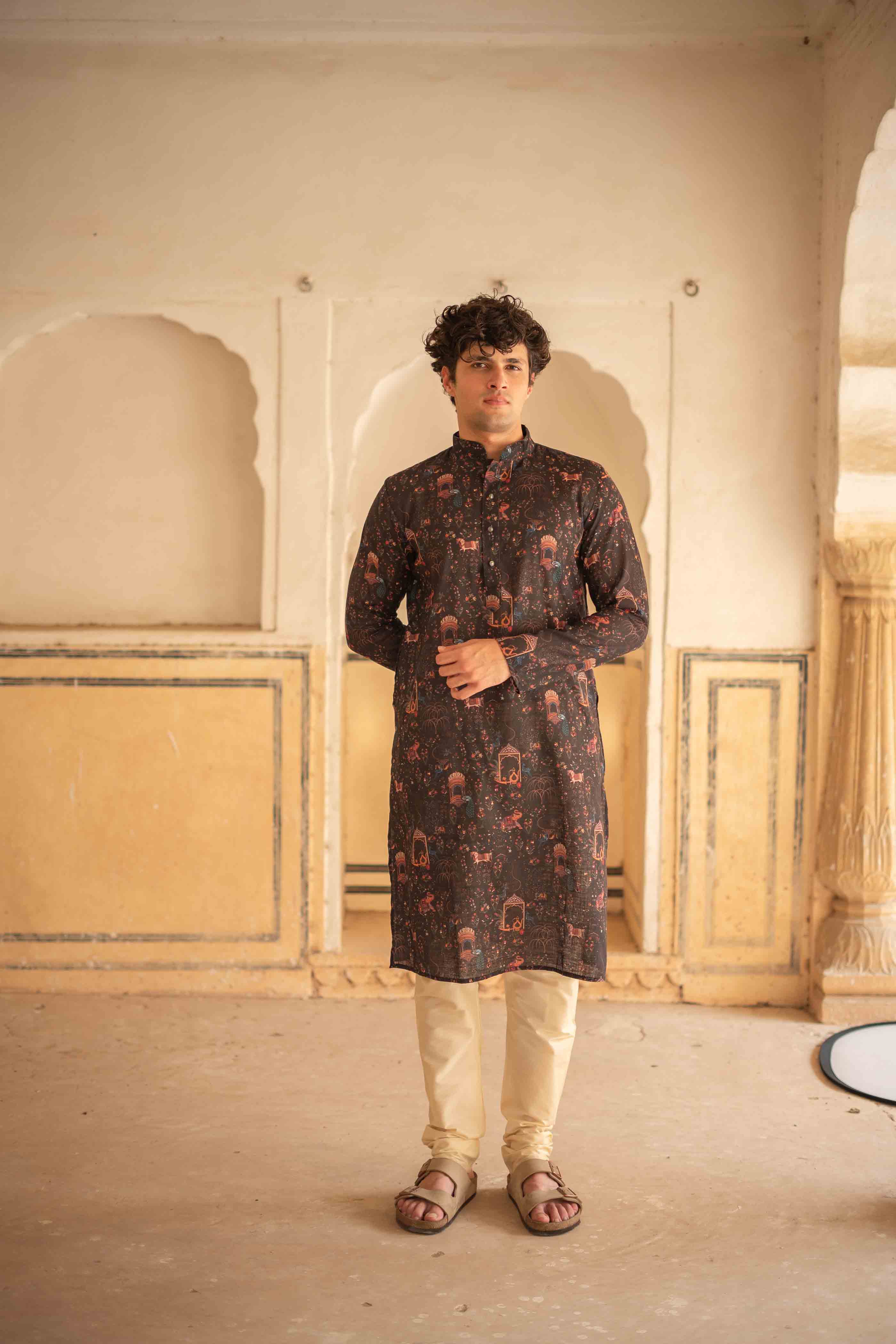Traditional Motif Printed Kurta