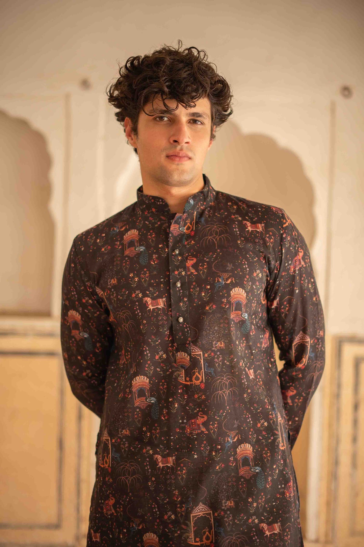 Traditional Motif Printed Kurta