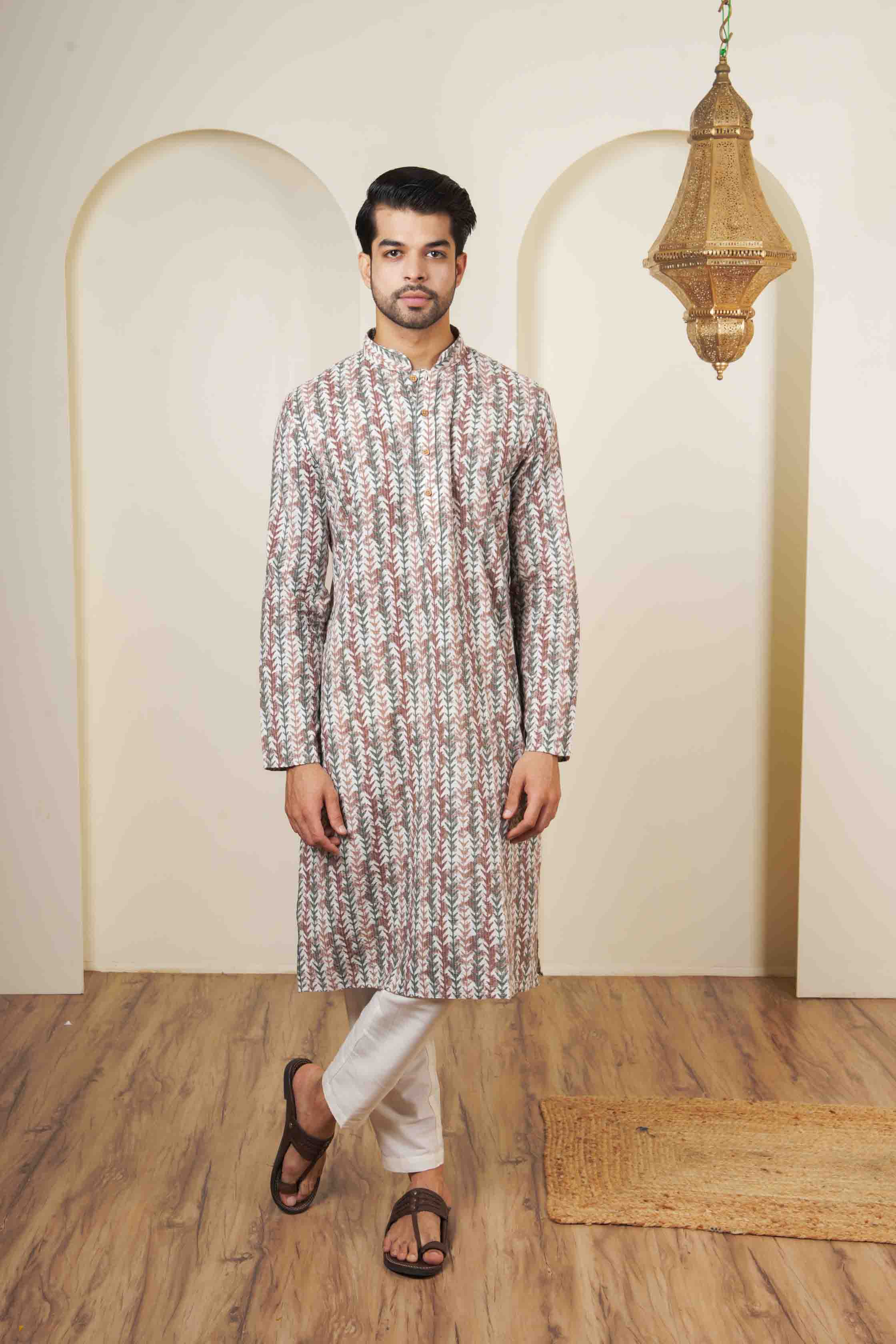 Floral Cotton Kurta