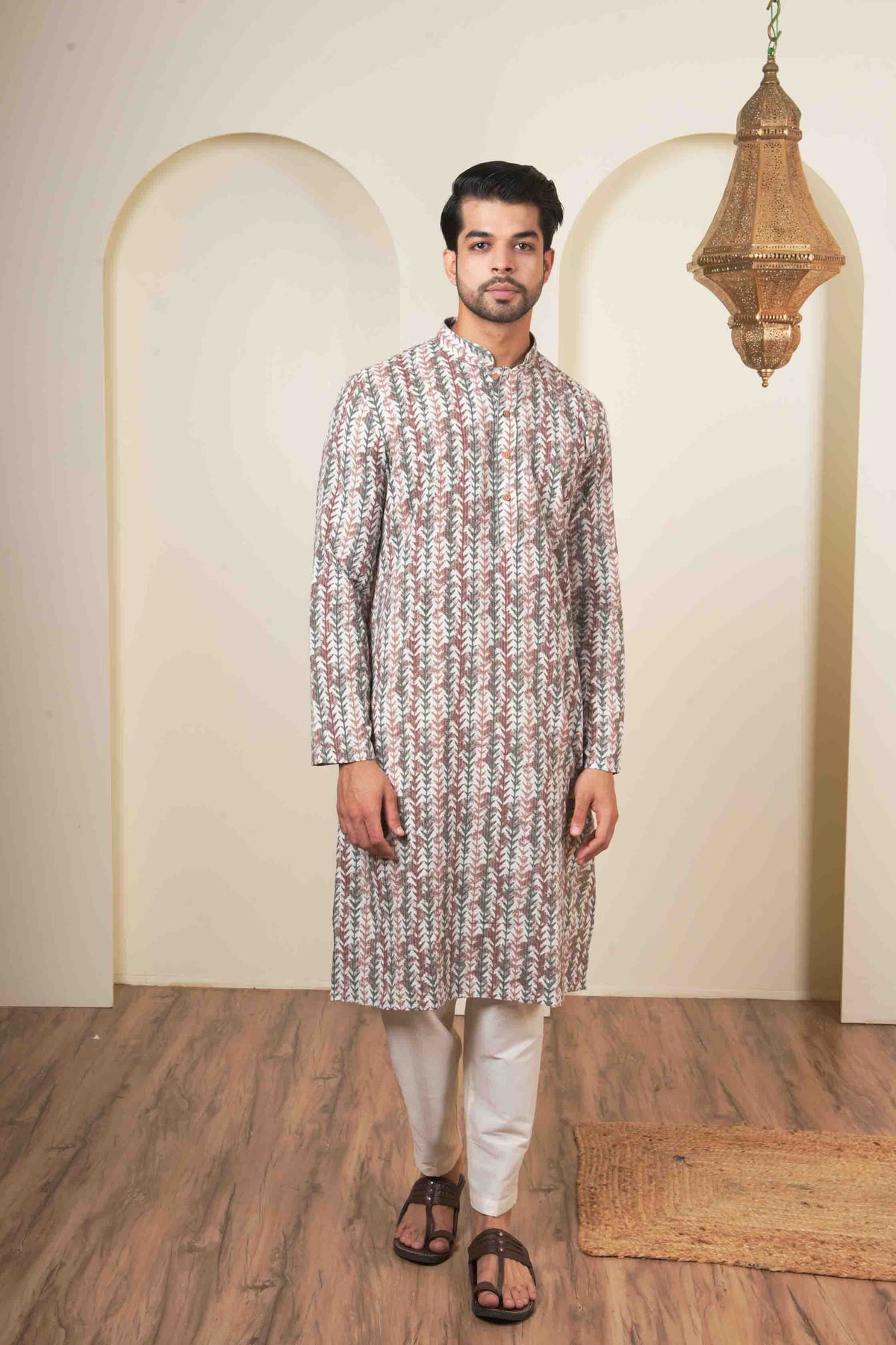 Floral Cotton Kurta