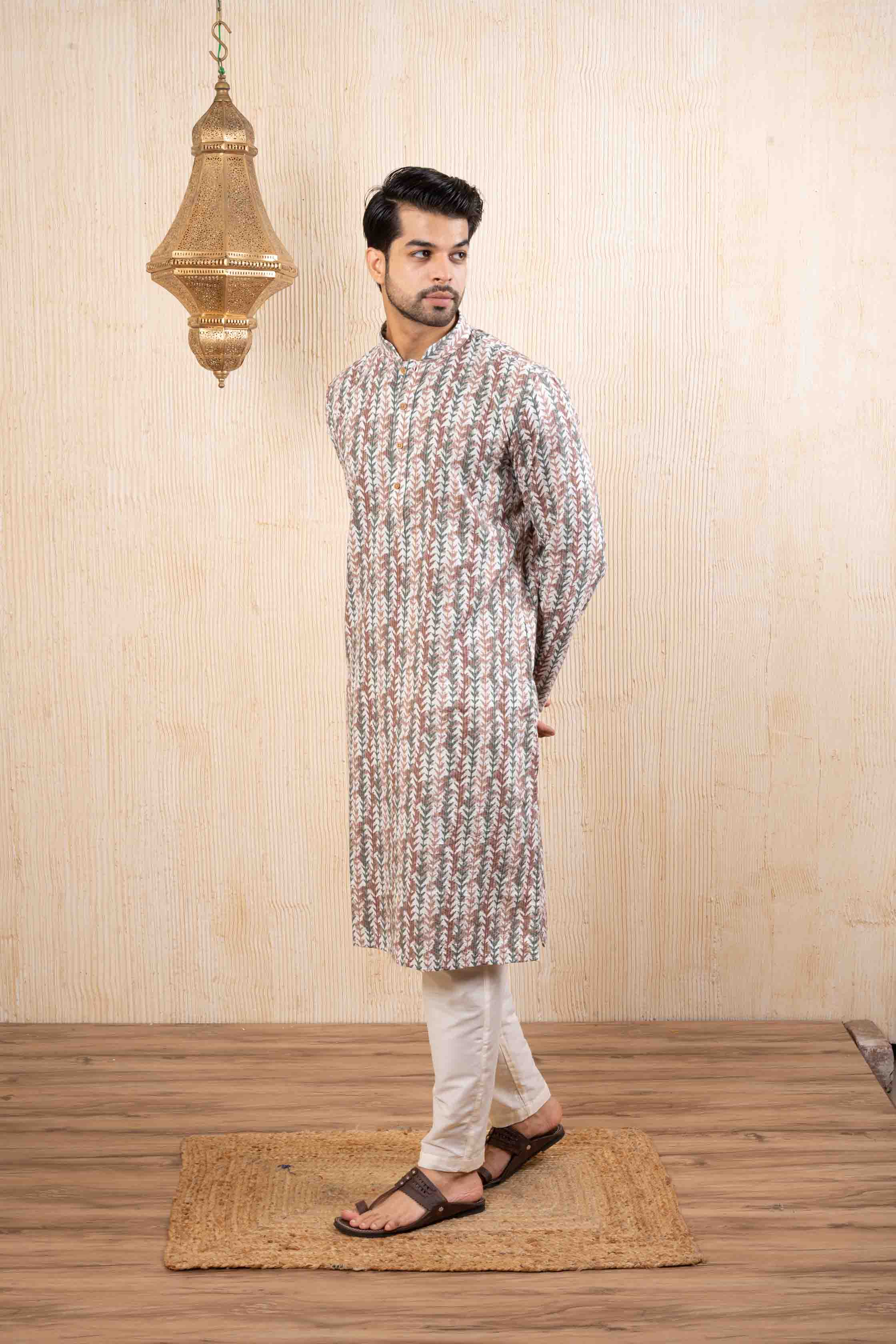 Floral Cotton Kurta