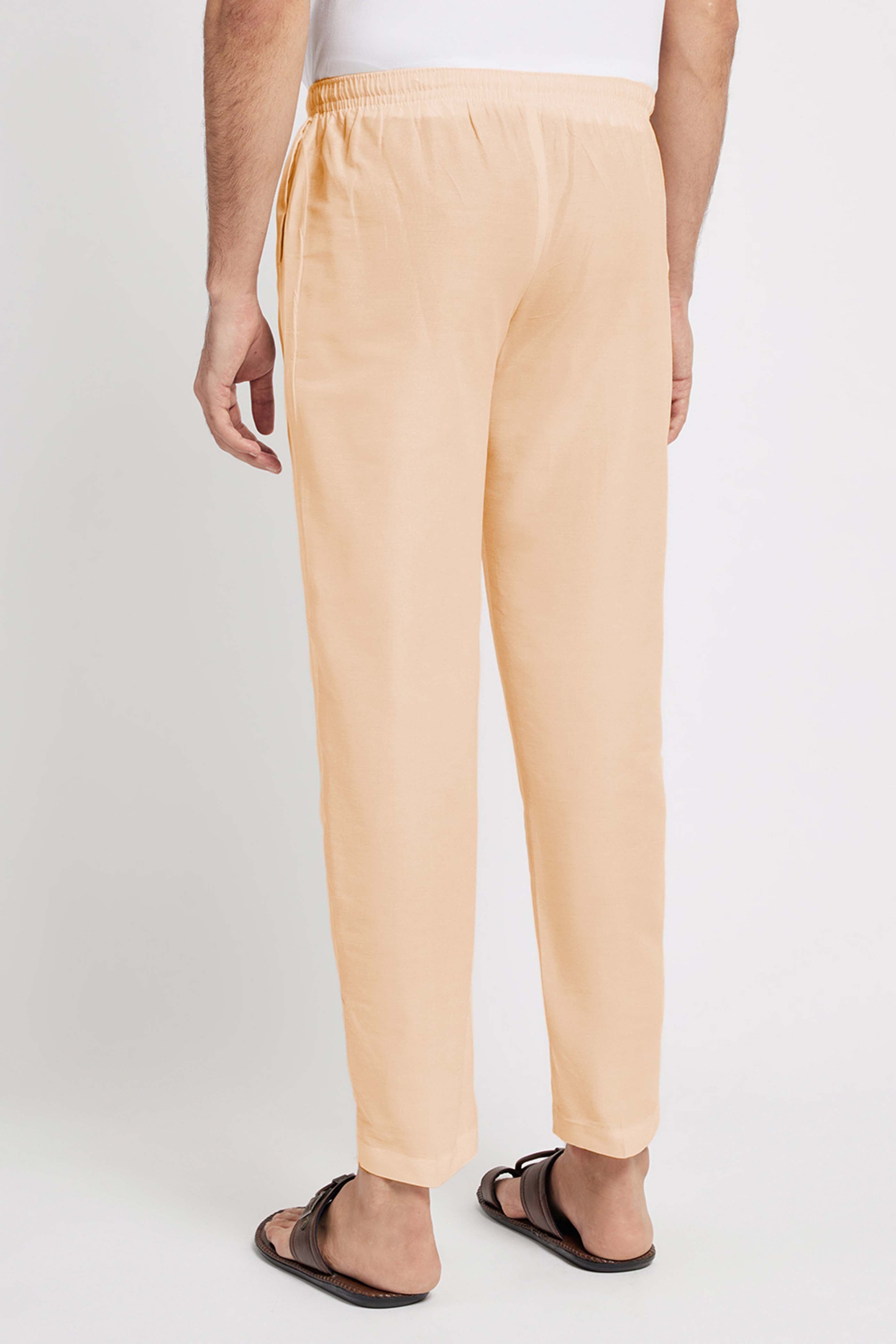 Beige Mens Pants