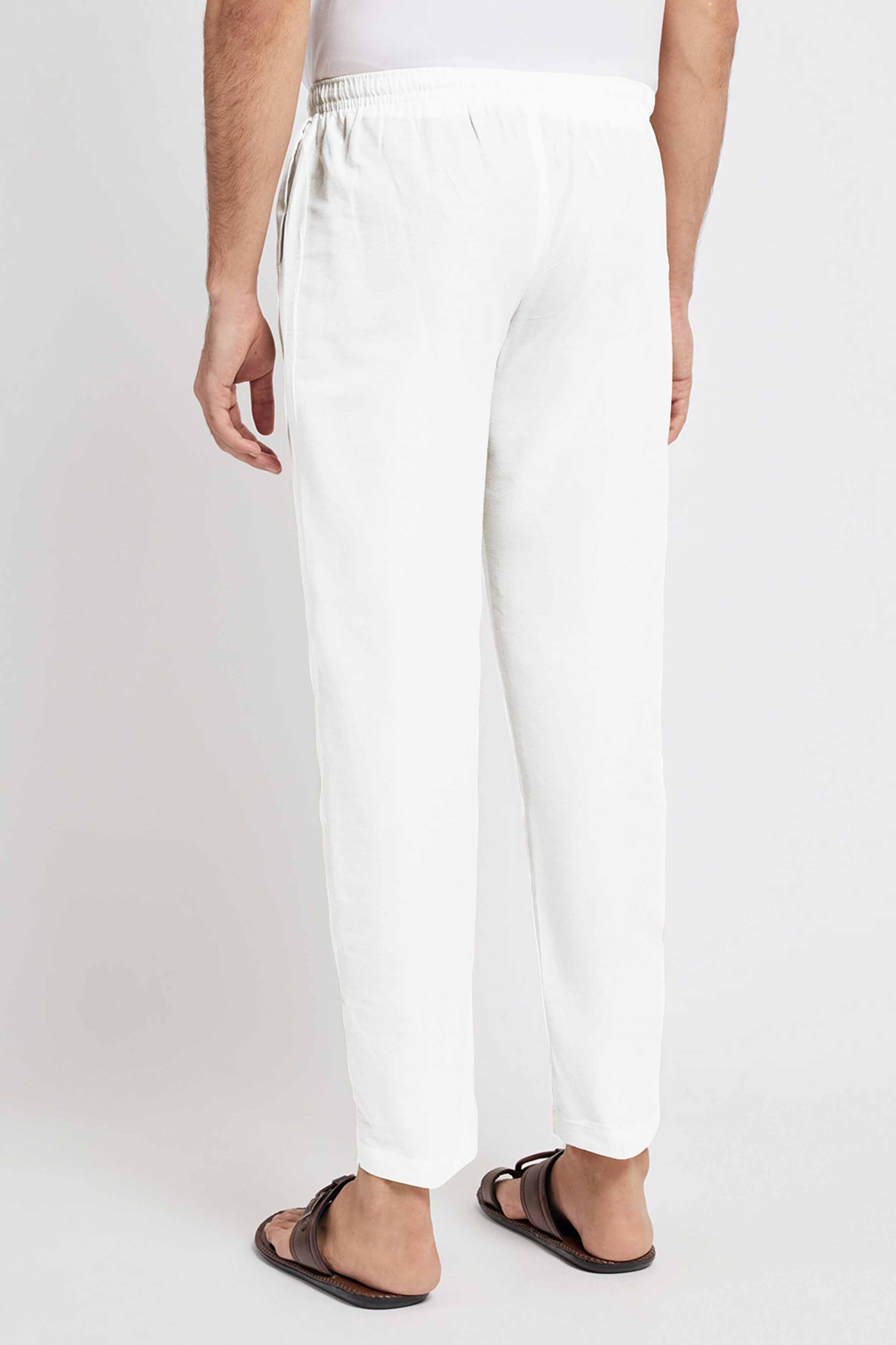 White Mens Pants