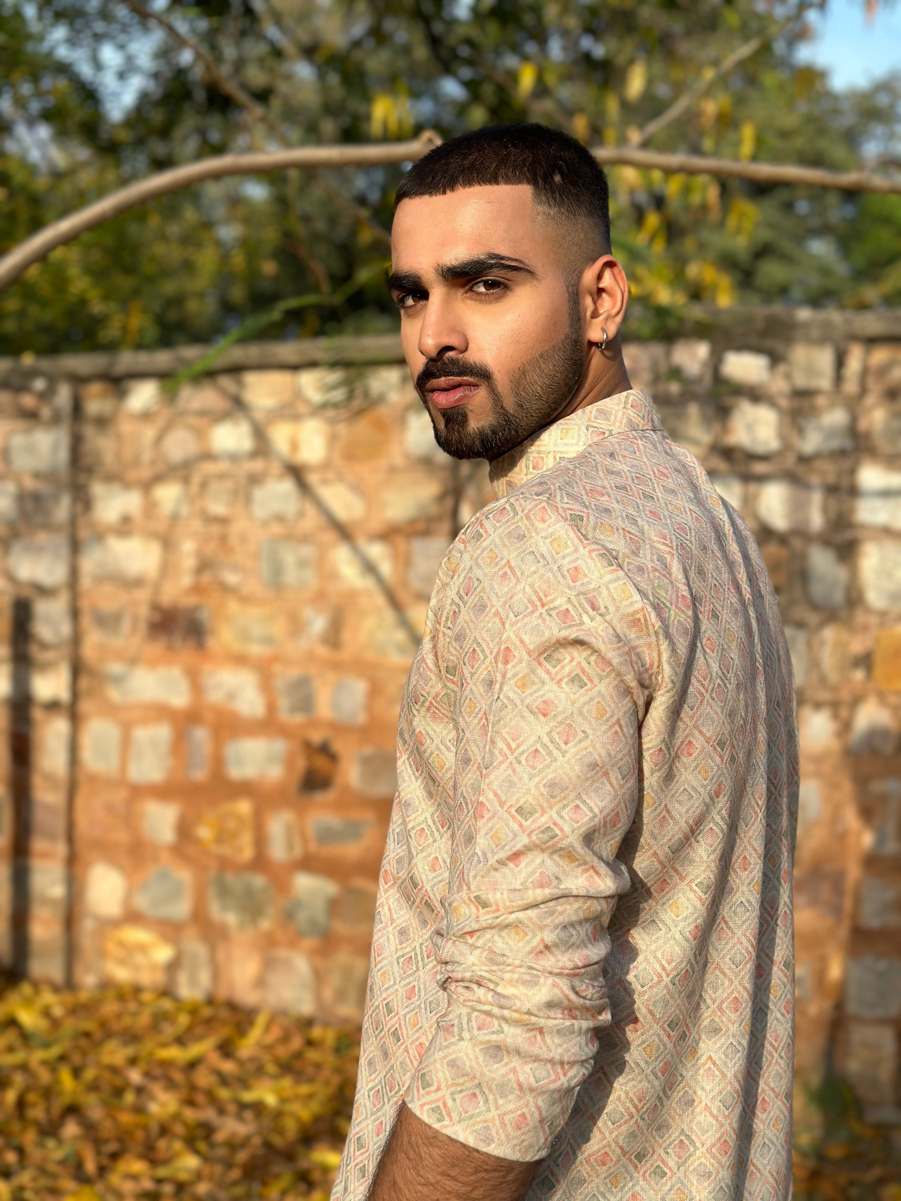 Linen Blended Fabric Shirt