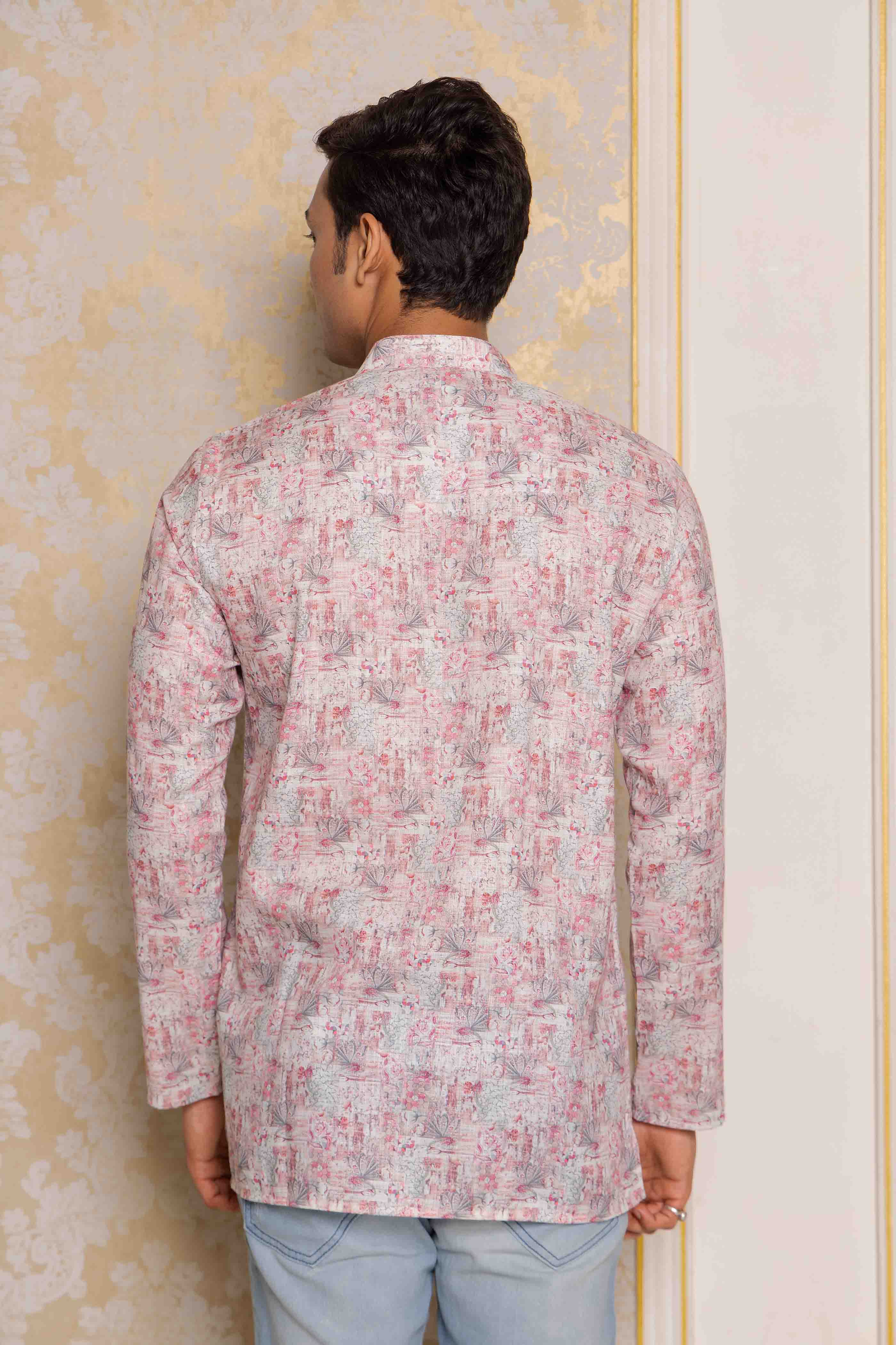 Abstract Printed Short Kurta