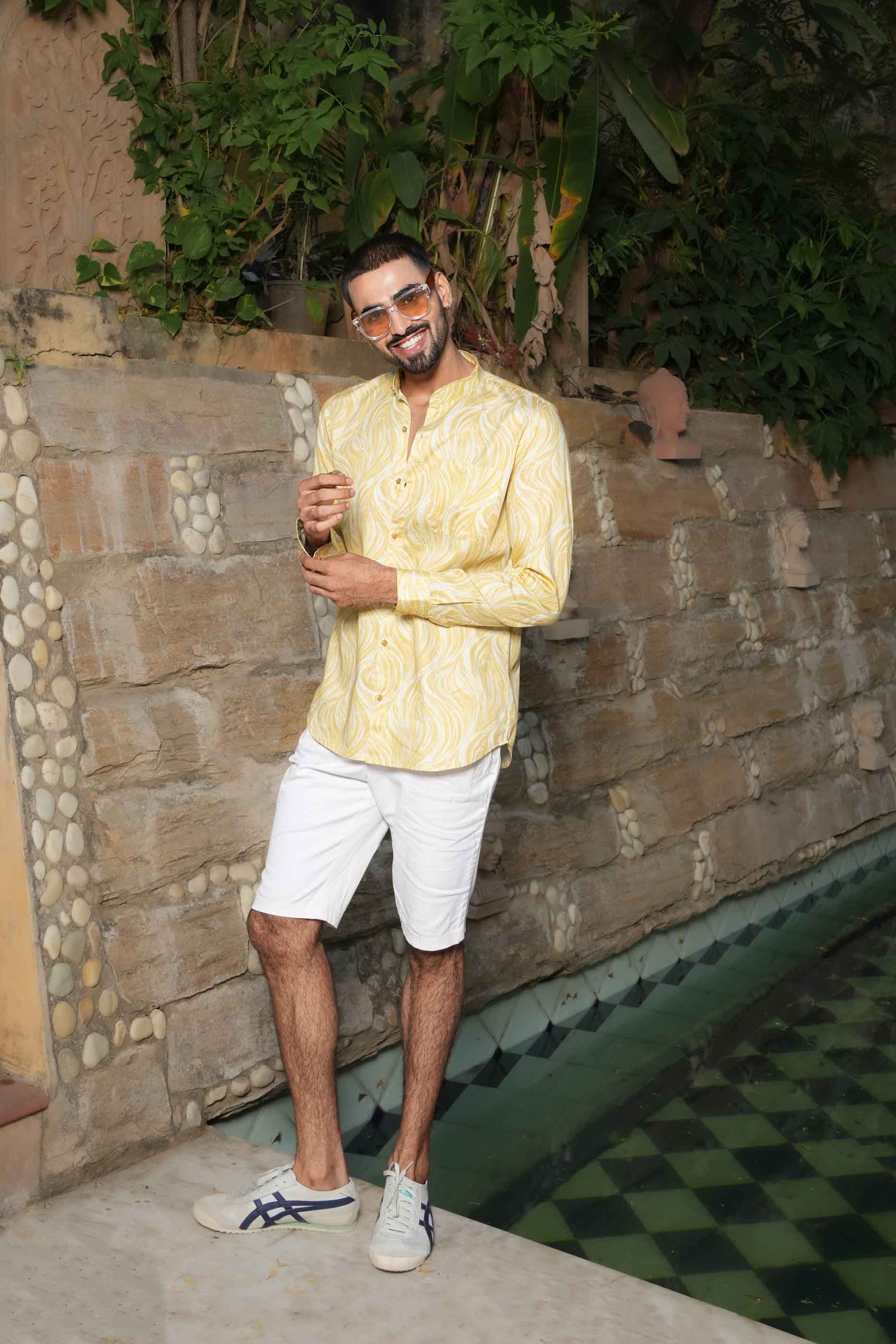 Yellow Stroke's Shirt