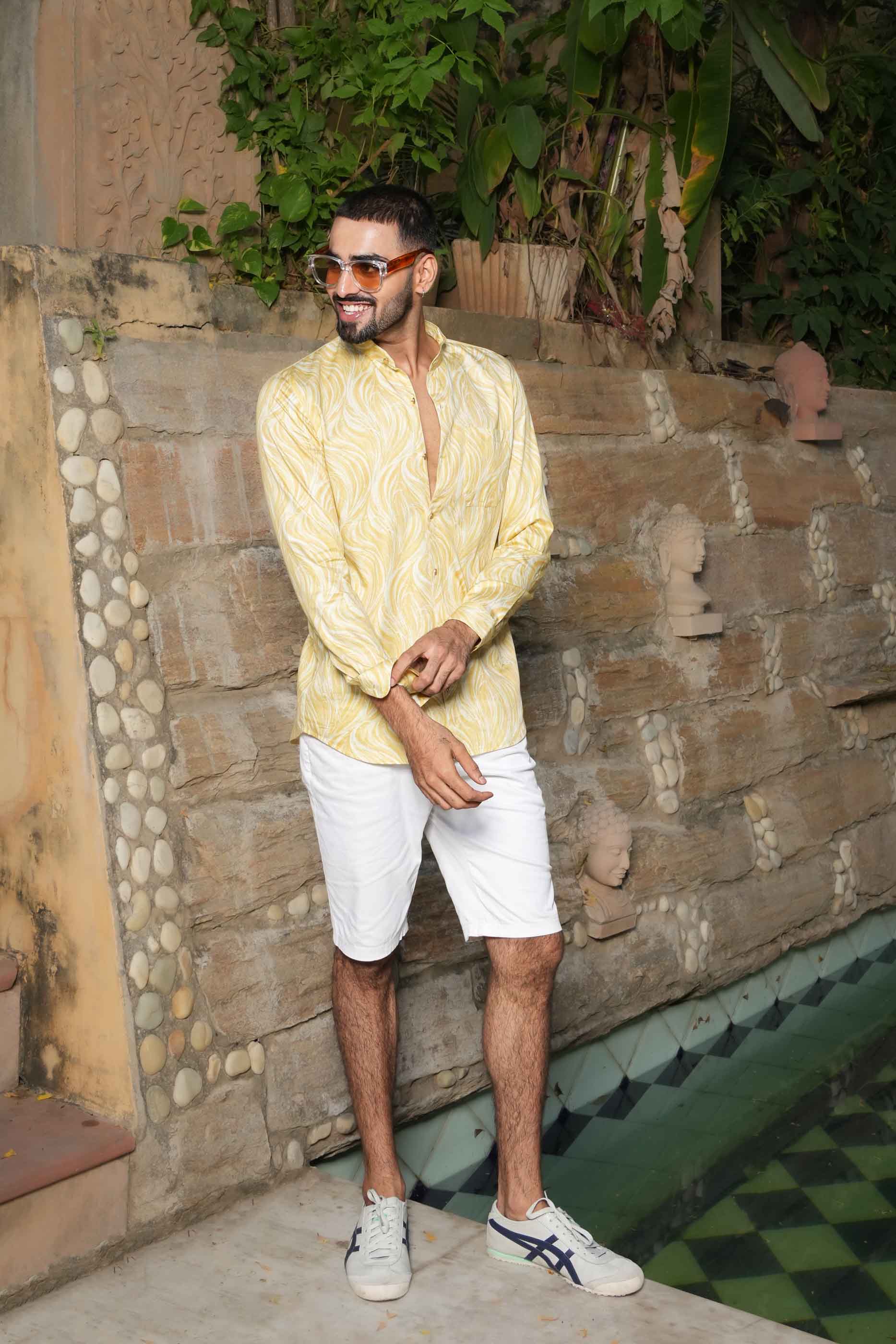 Yellow Stroke's Shirt