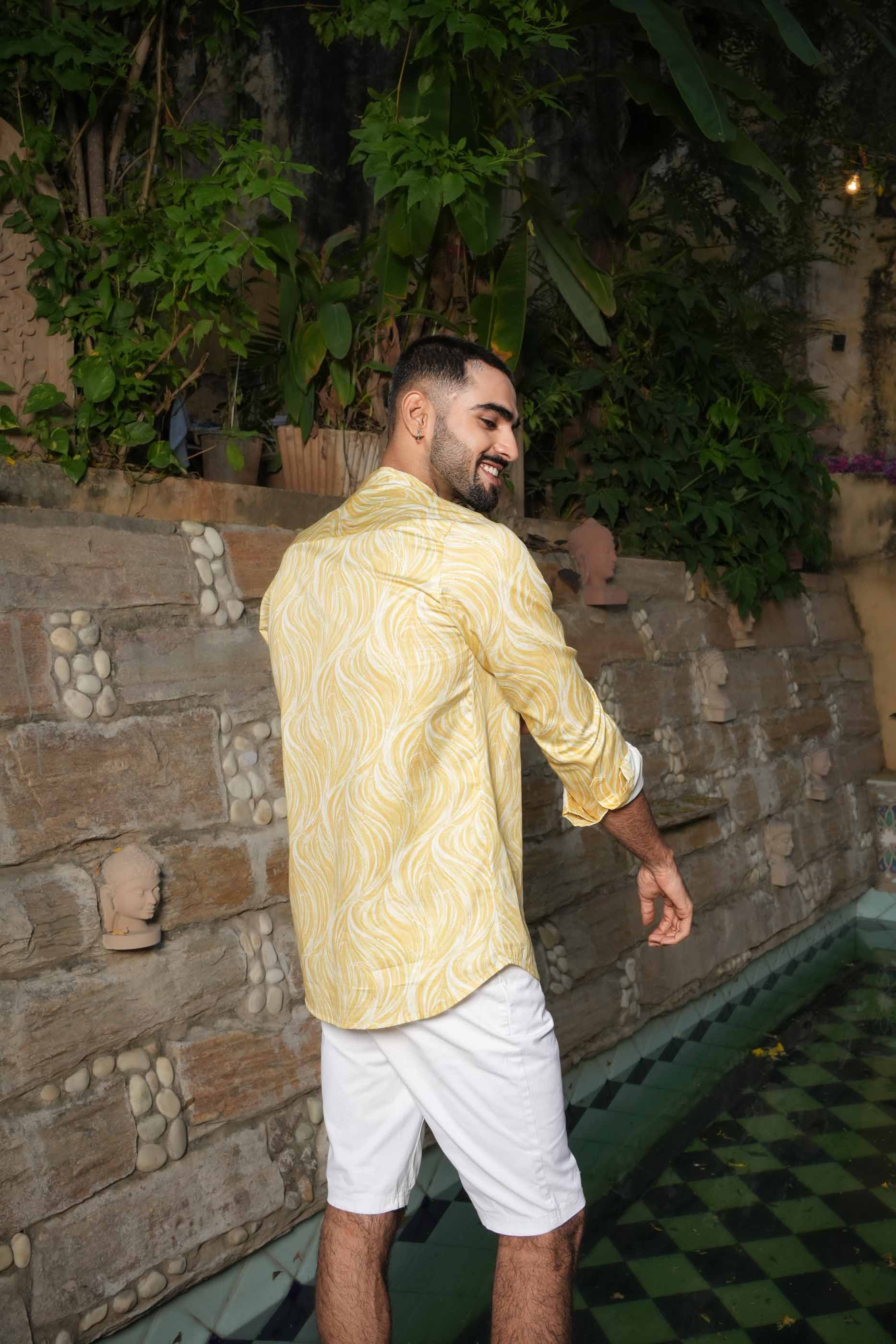 Yellow Stroke's Shirt