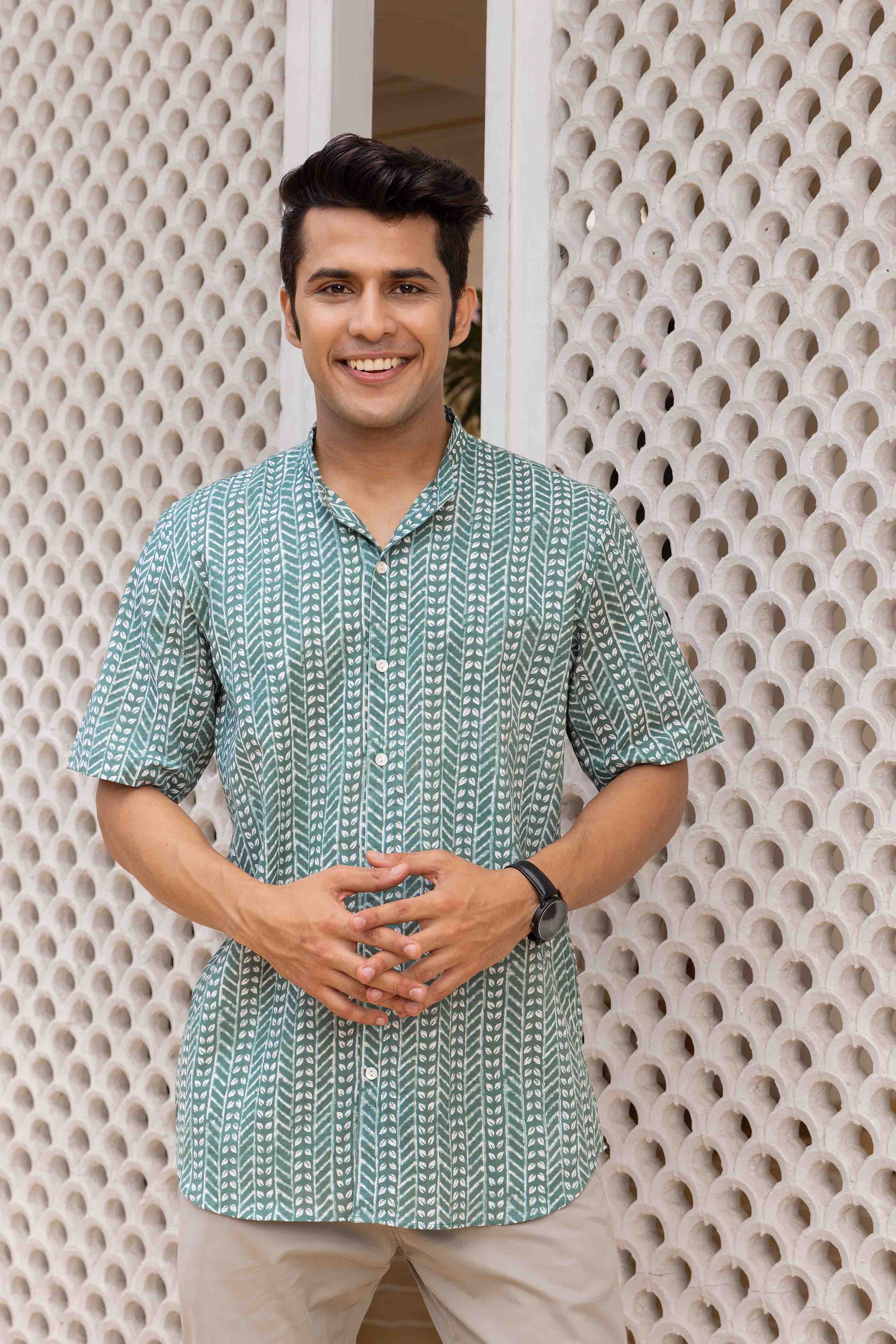 Cotton Printed Shirt Kurta