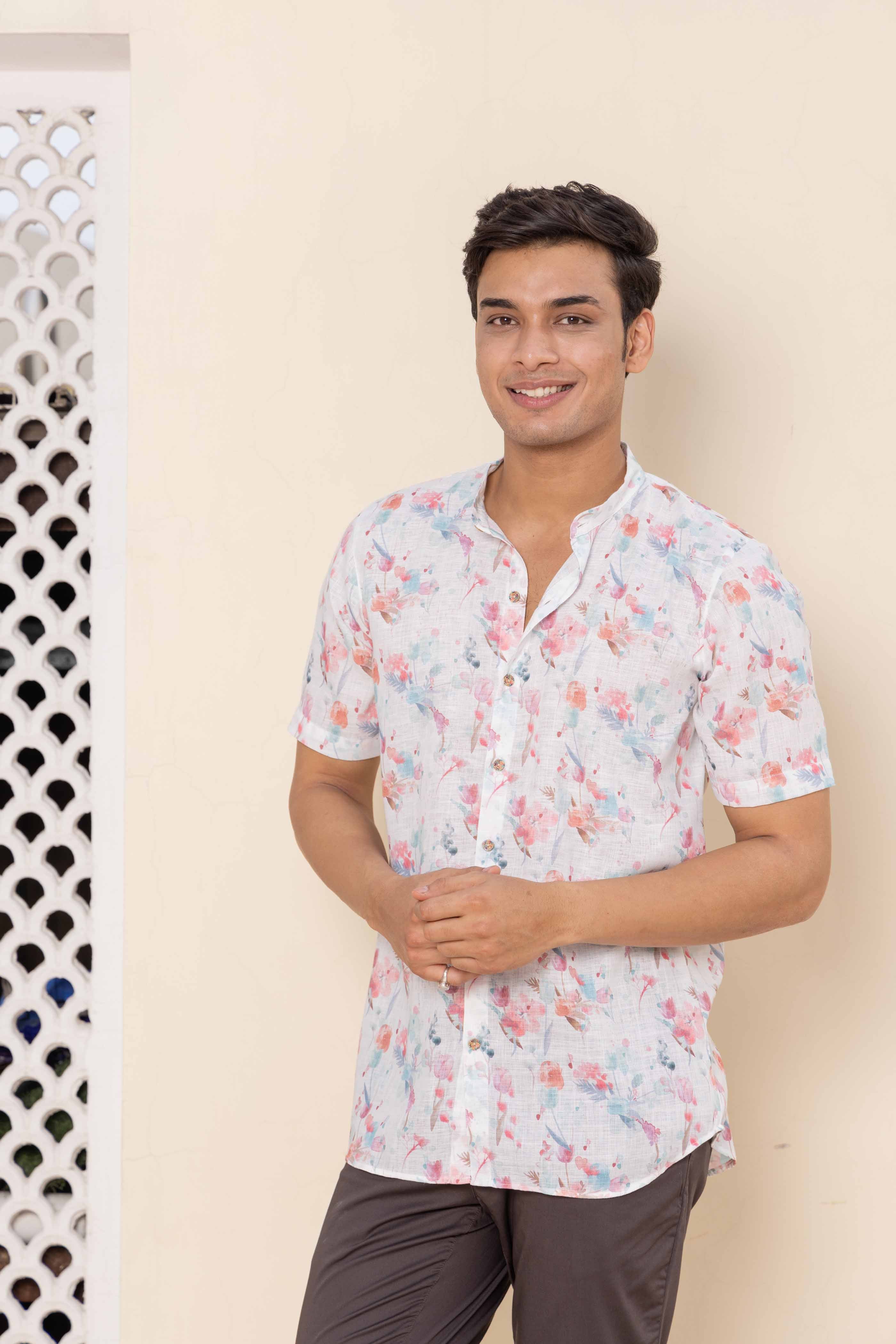 Breezy Summer Floral Shirt