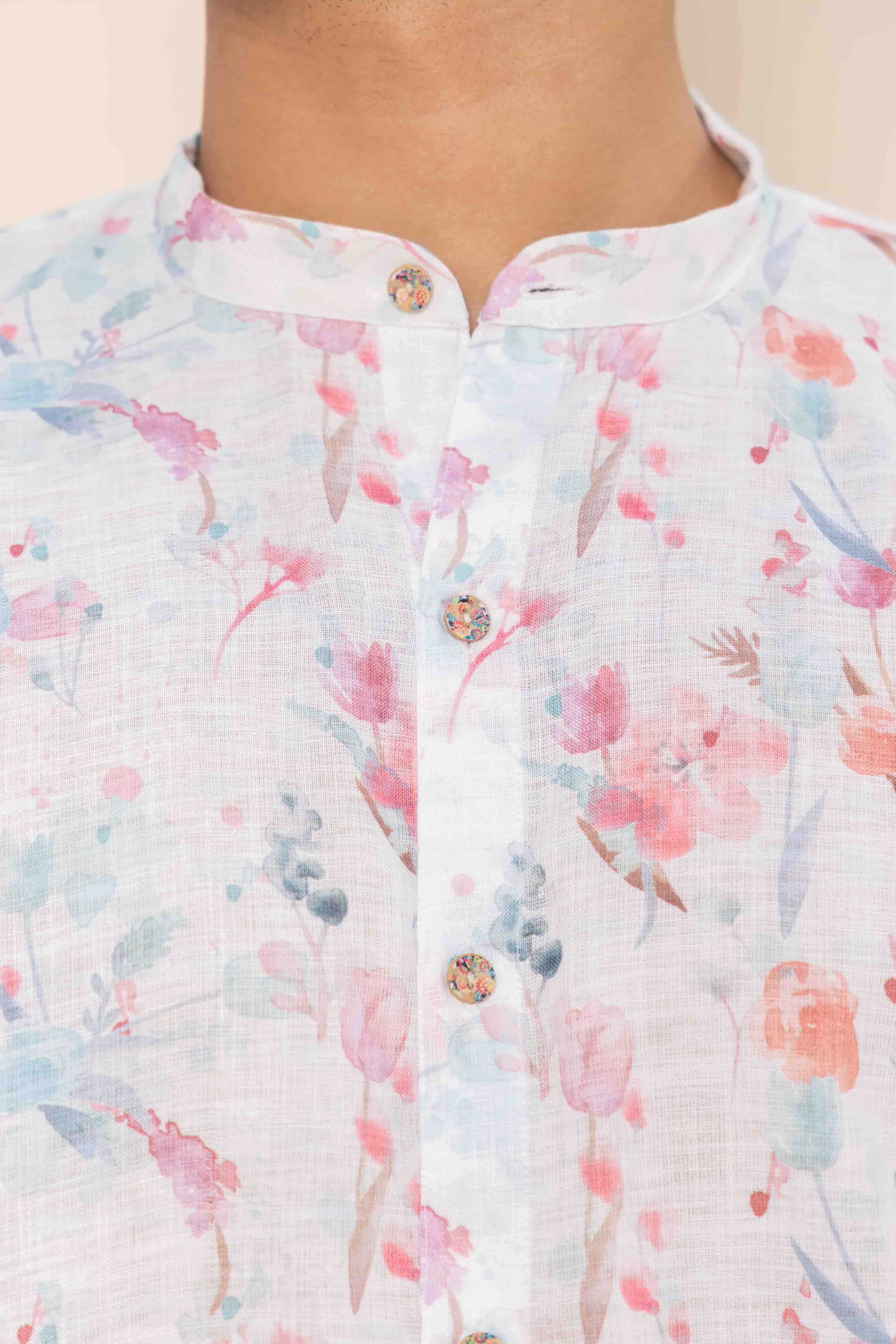 Breezy Summer Floral Shirt