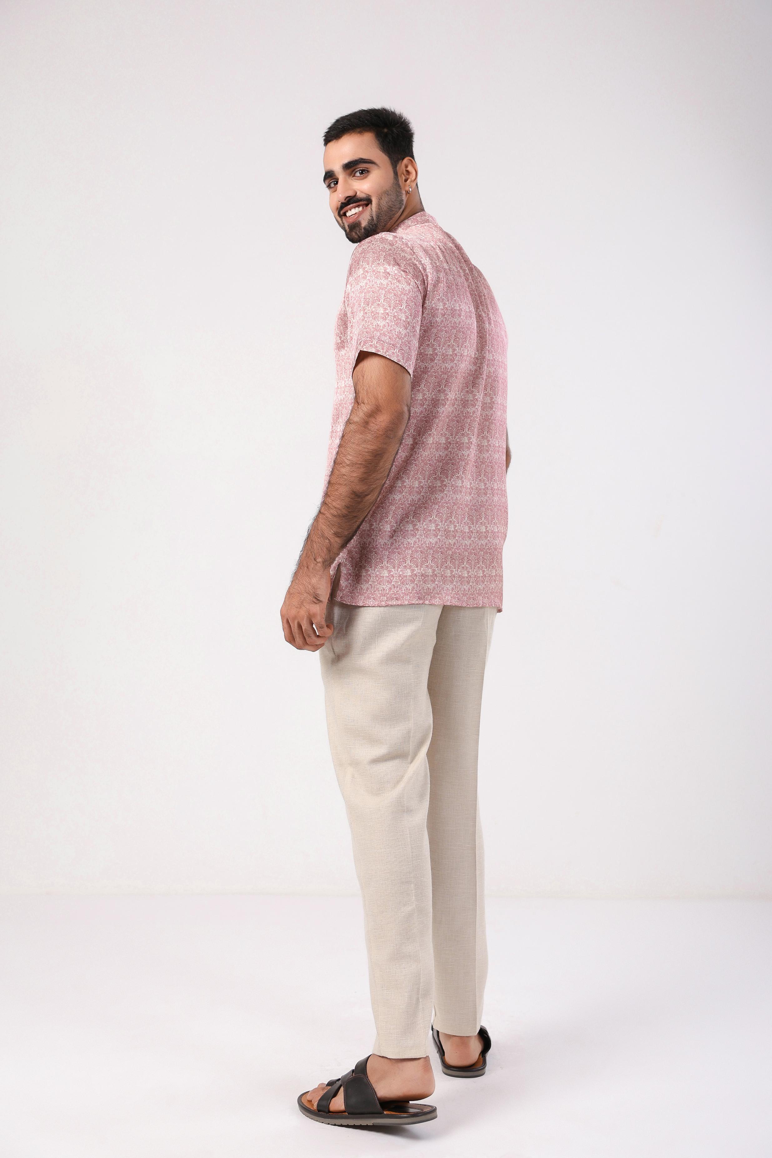 Pink Short Shirt Kurta