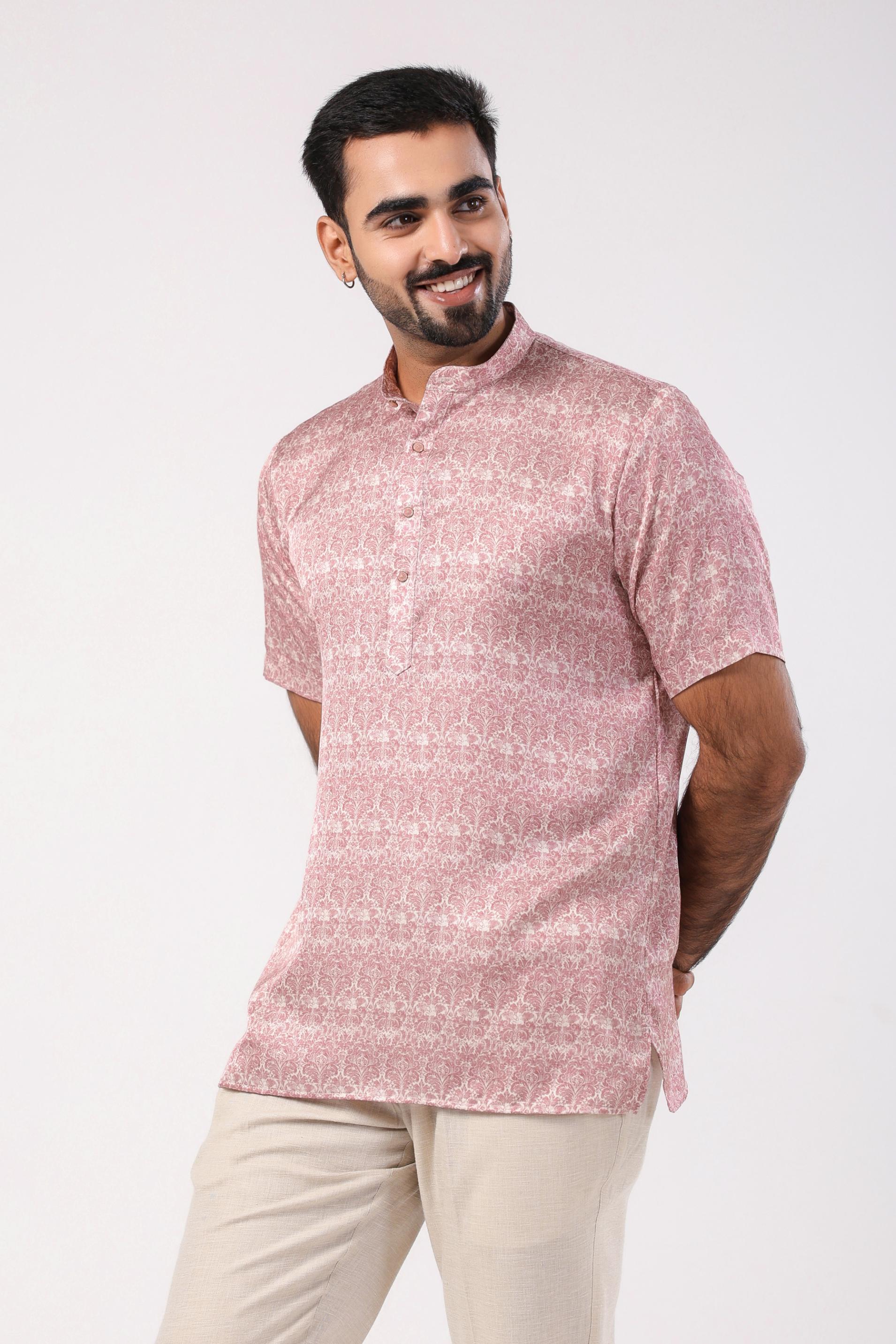 Pink Short Shirt Kurta