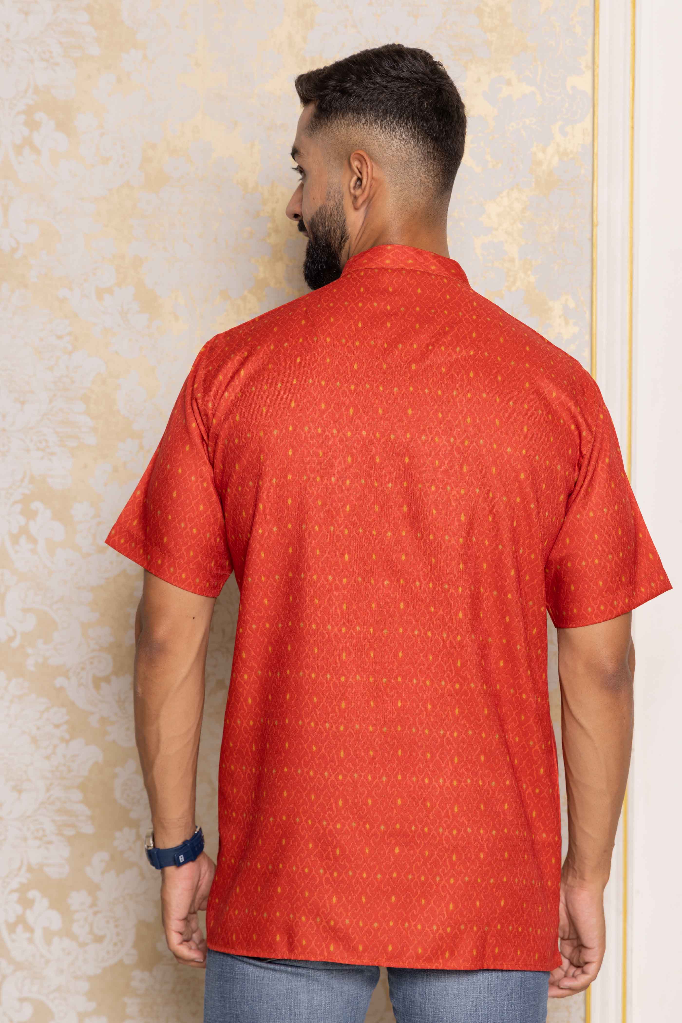Red Short Kurta