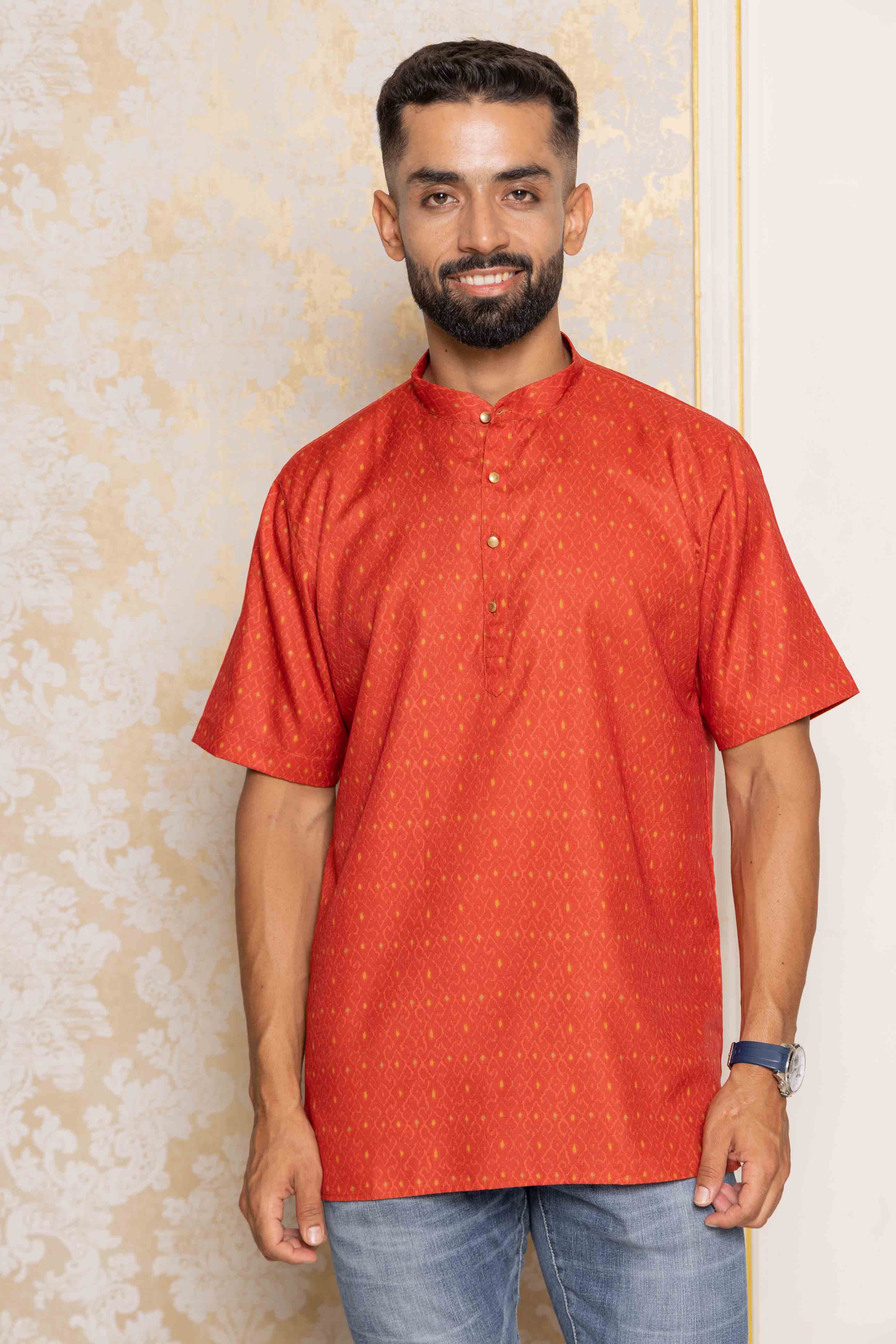 Red Short Kurta