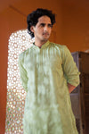 Green Embroidered Kurta Pajama Set